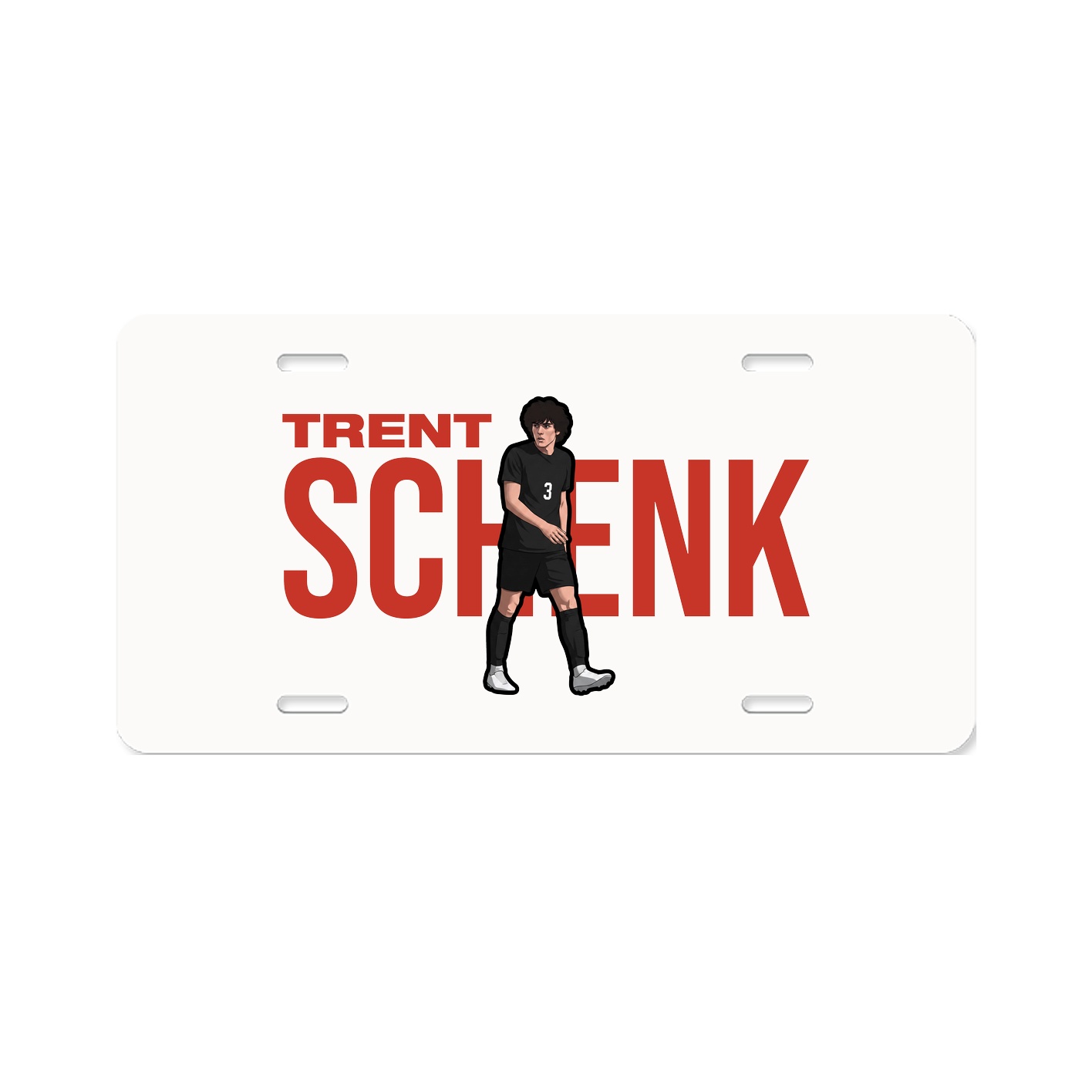 License Plate — Player Name in Classic