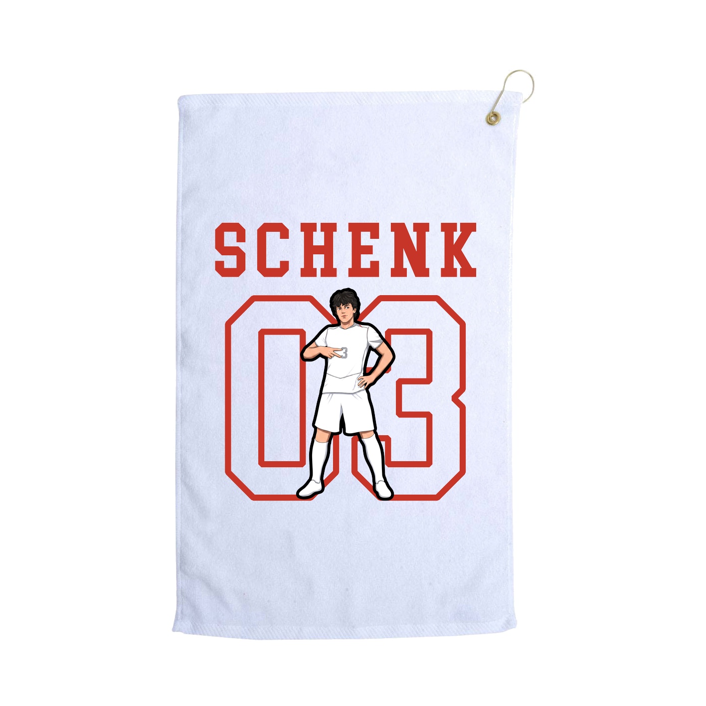 Golf Towel — Shirsey in White