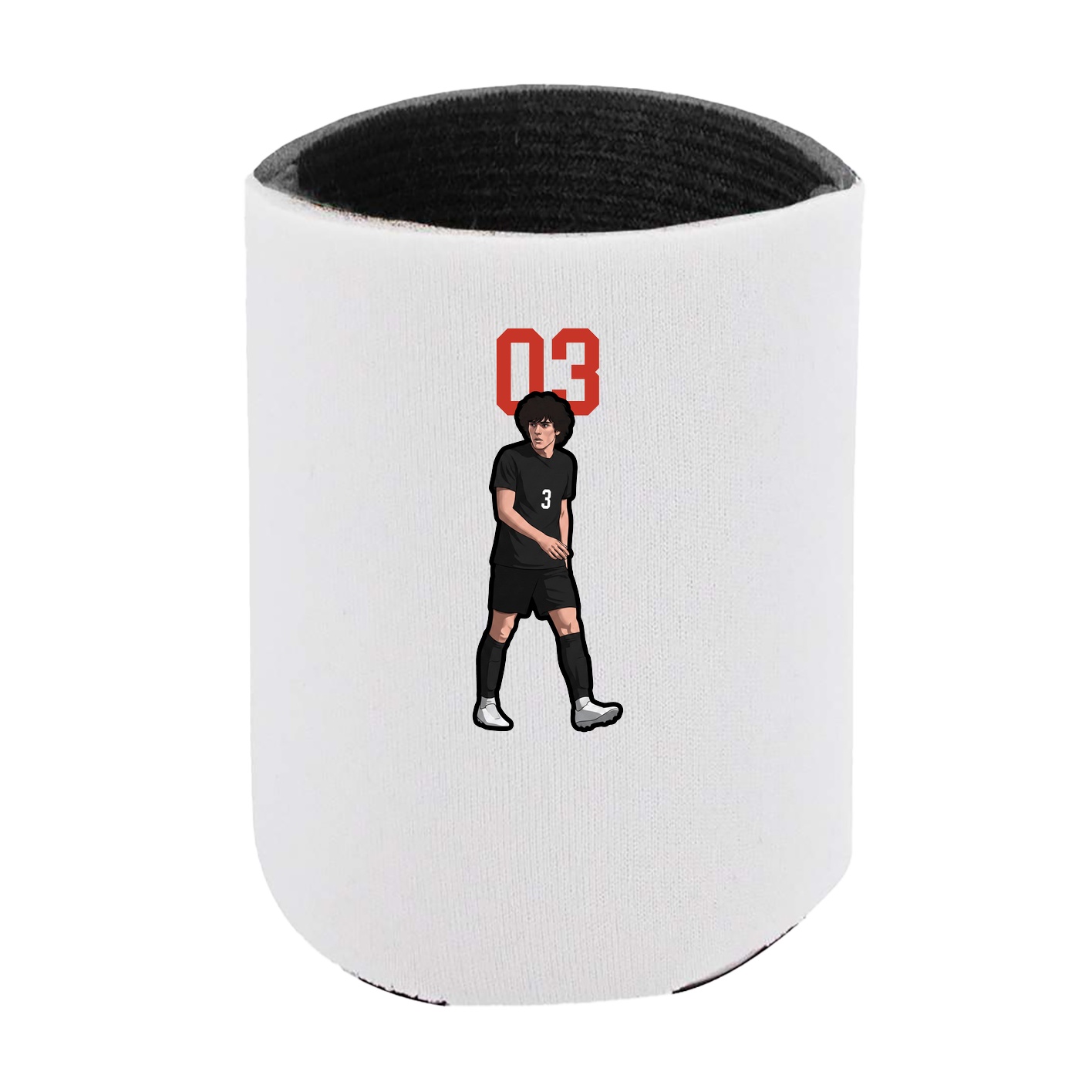 Can Holder — Number Top in White