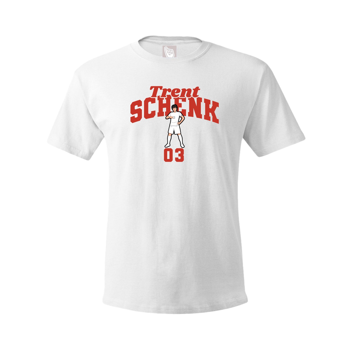 Youth Tee — Signature Arch in White
