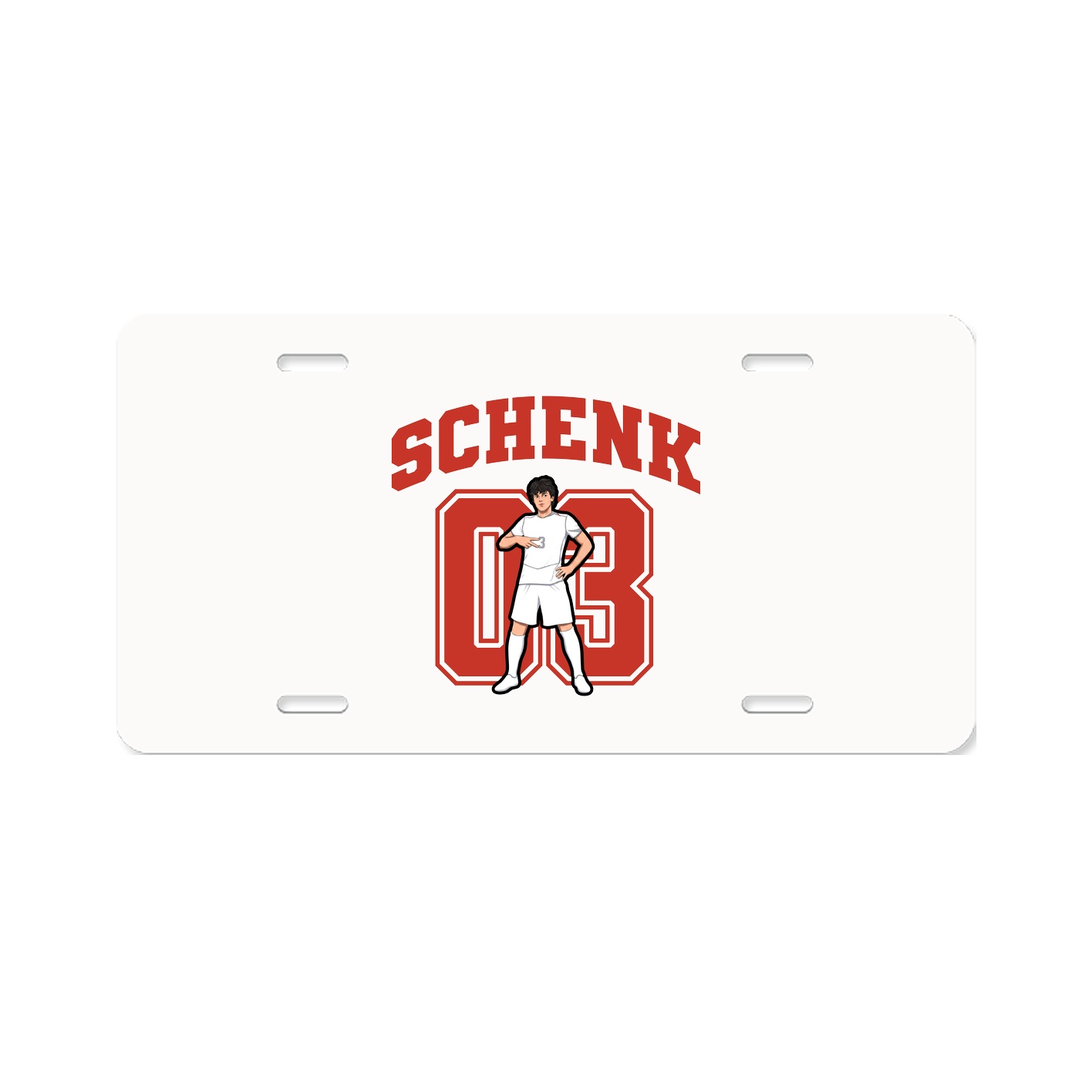 License Plate — Number in Classic