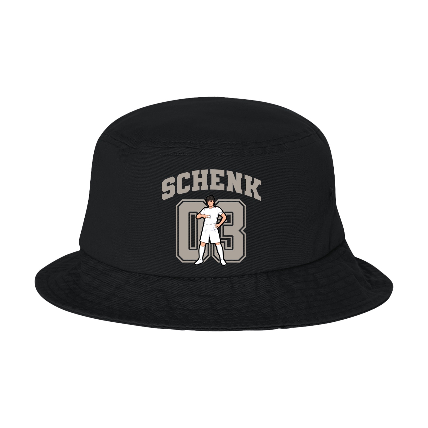 Bucket Cap — Number in Black