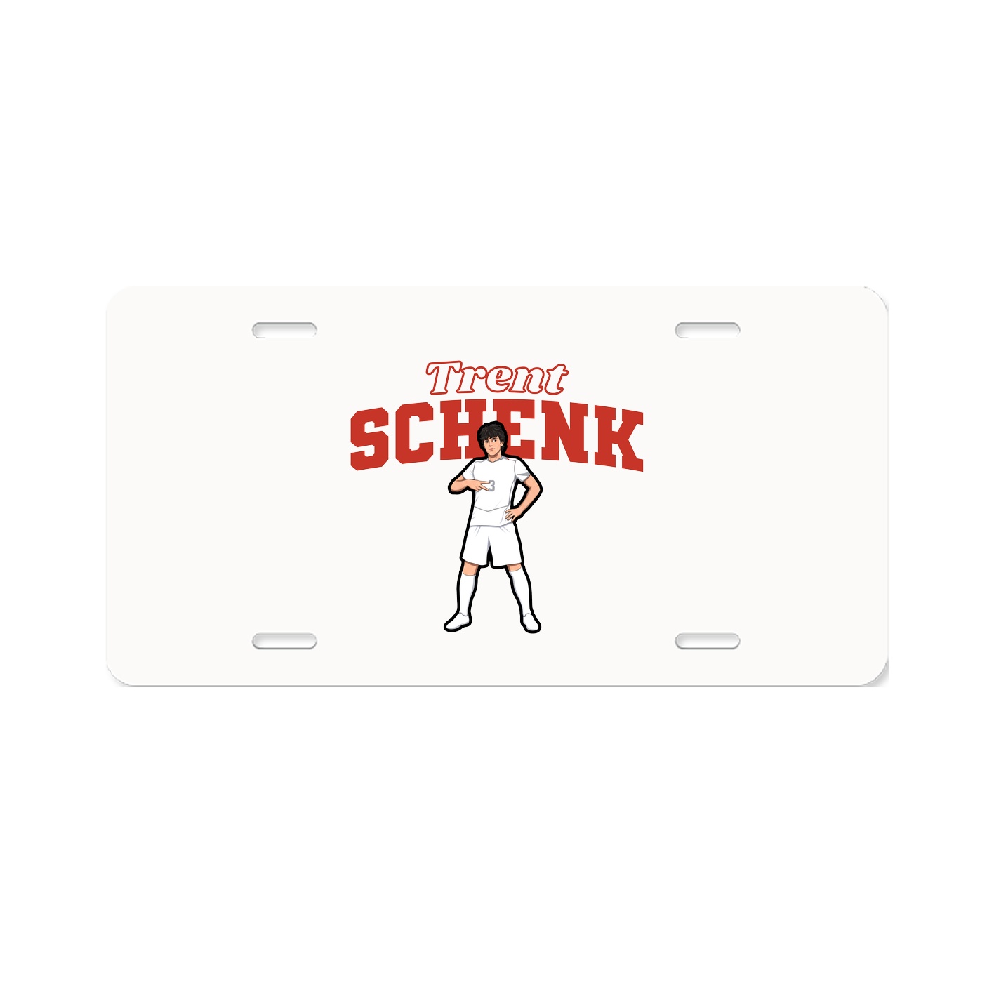 License Plate — Name Arch in Classic