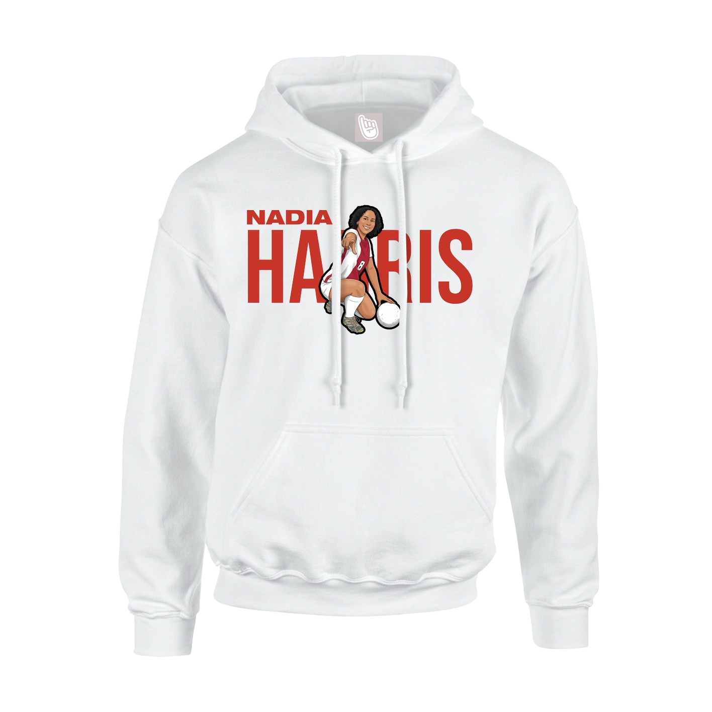 Hoodie — Player Name in White