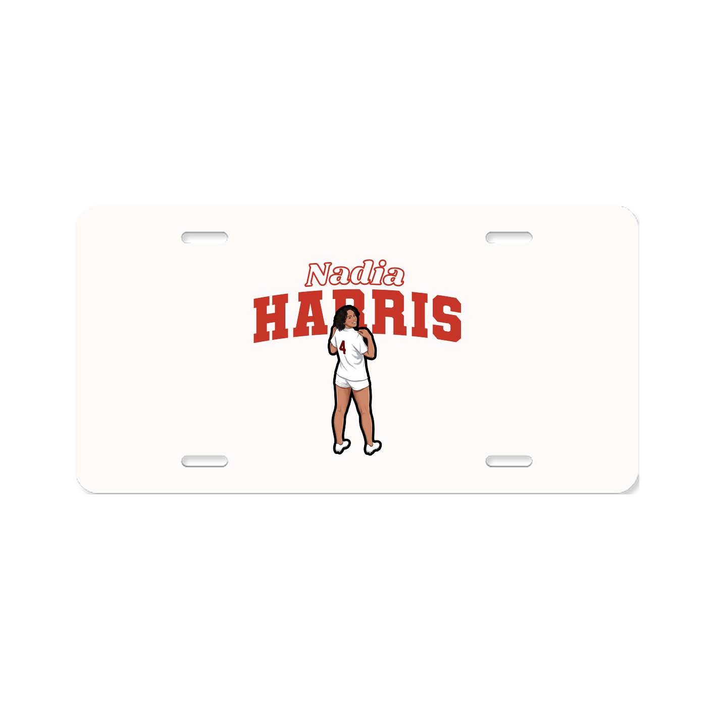 License Plate — Name Arch in Classic
