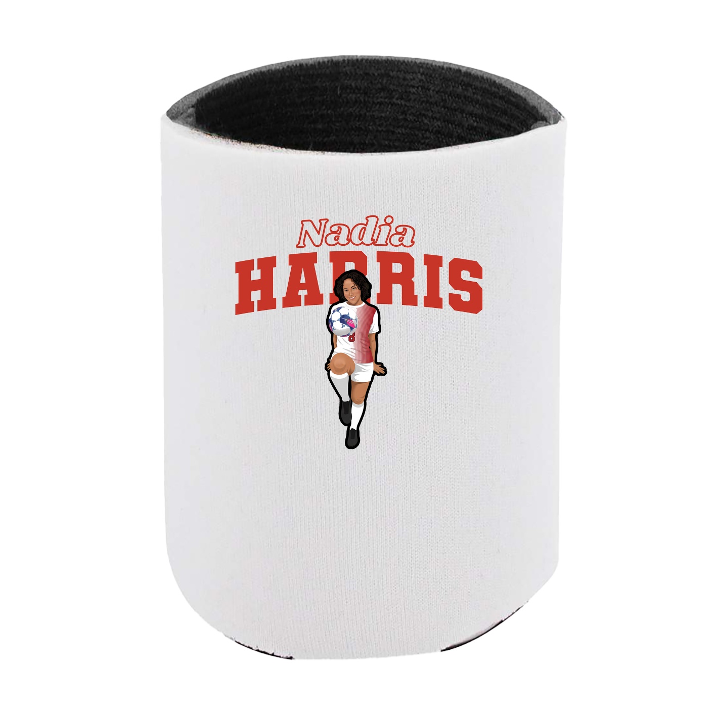 Can Holder — Name Arch in White