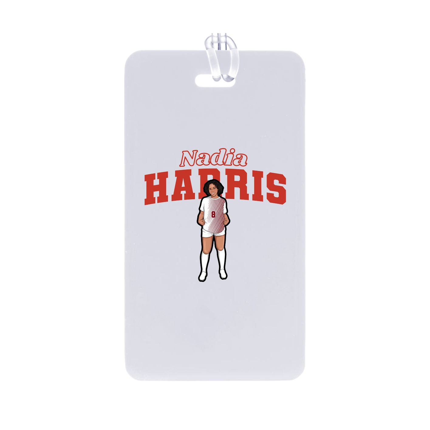 Bag Tag — Name Arch in Classic