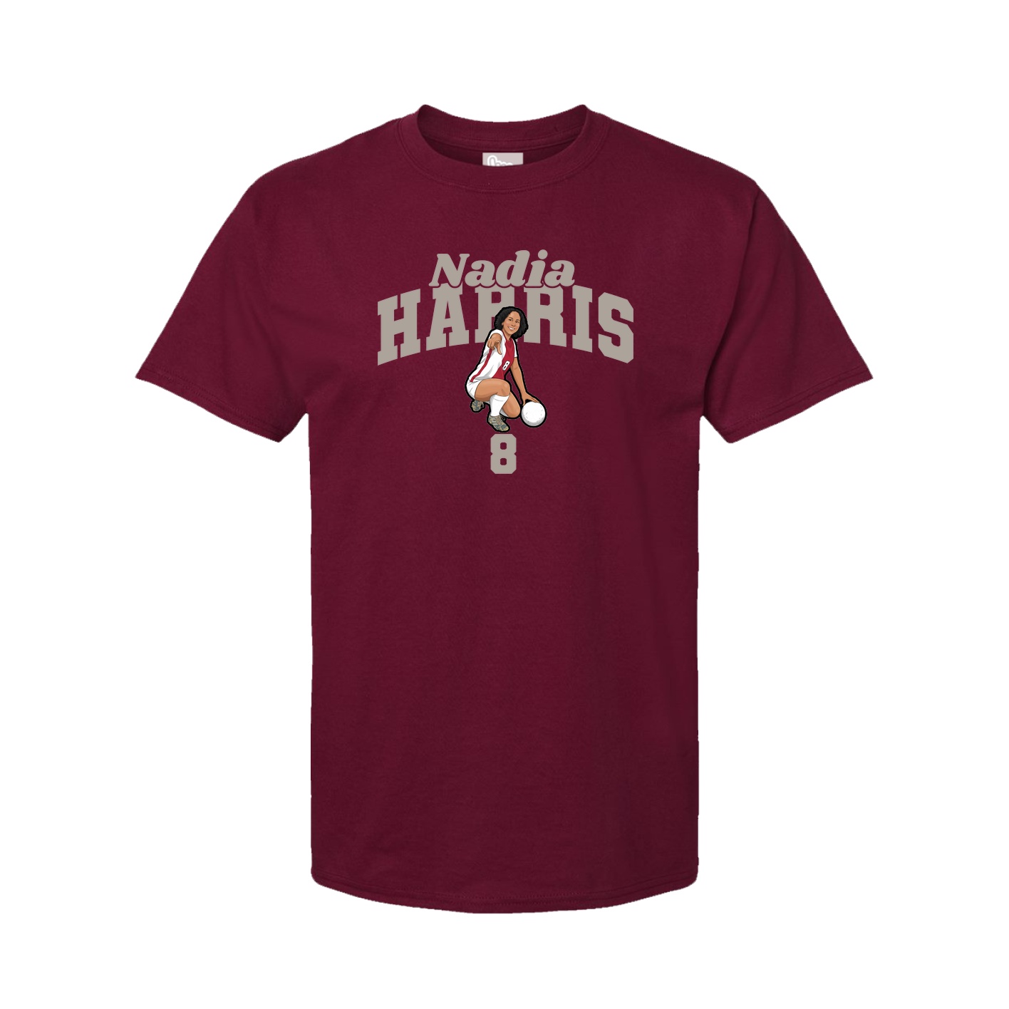 Youth Tee — Signature Arch in Cardinal