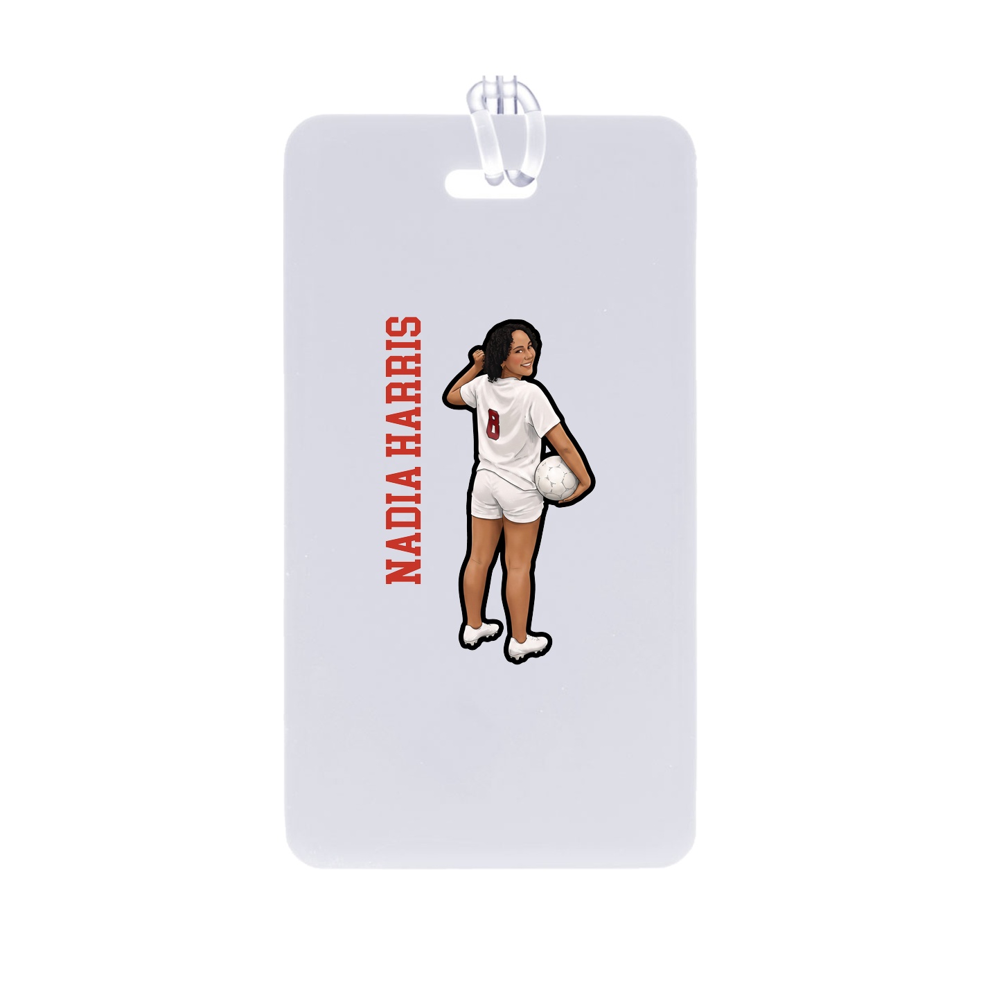 Bag Tag — Name Vertical in Classic