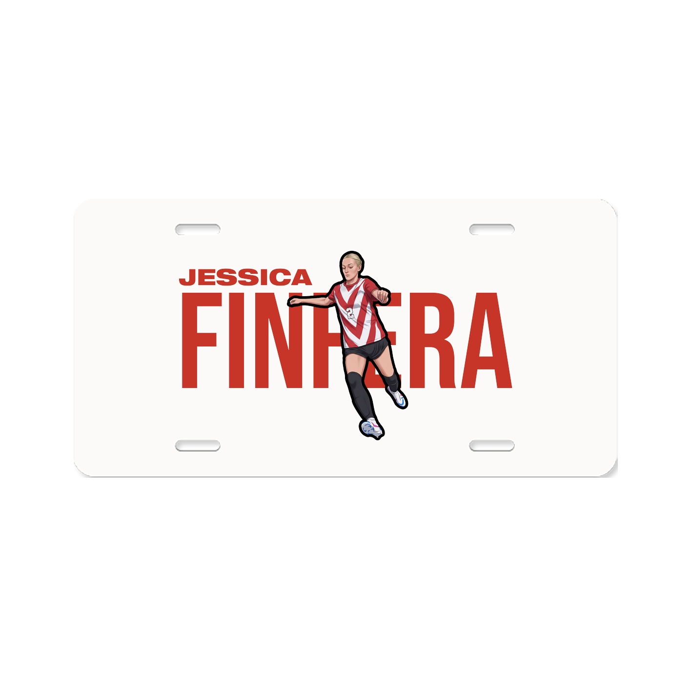 License Plate — Player Name in Classic