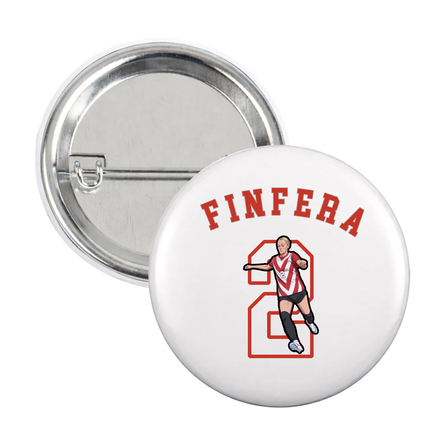 Game Day Button — Shirsey Arch in White