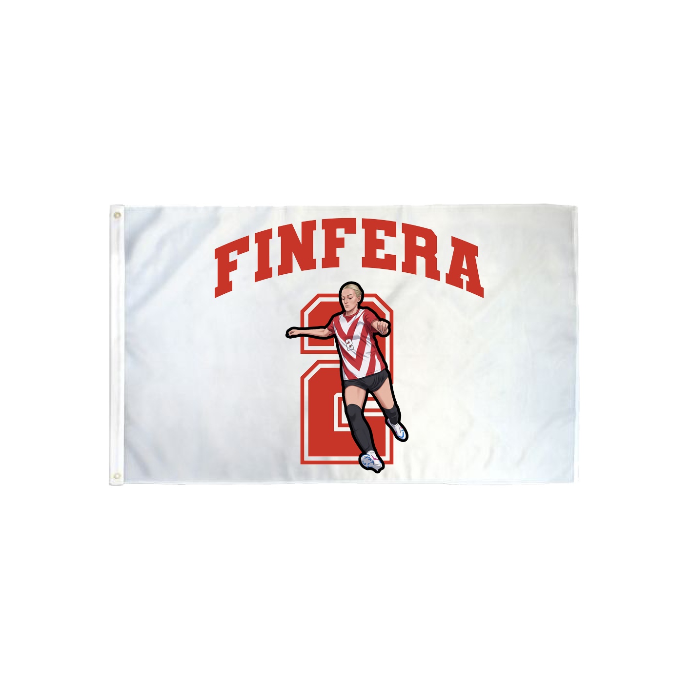 3x5 Flag — Number in Classic