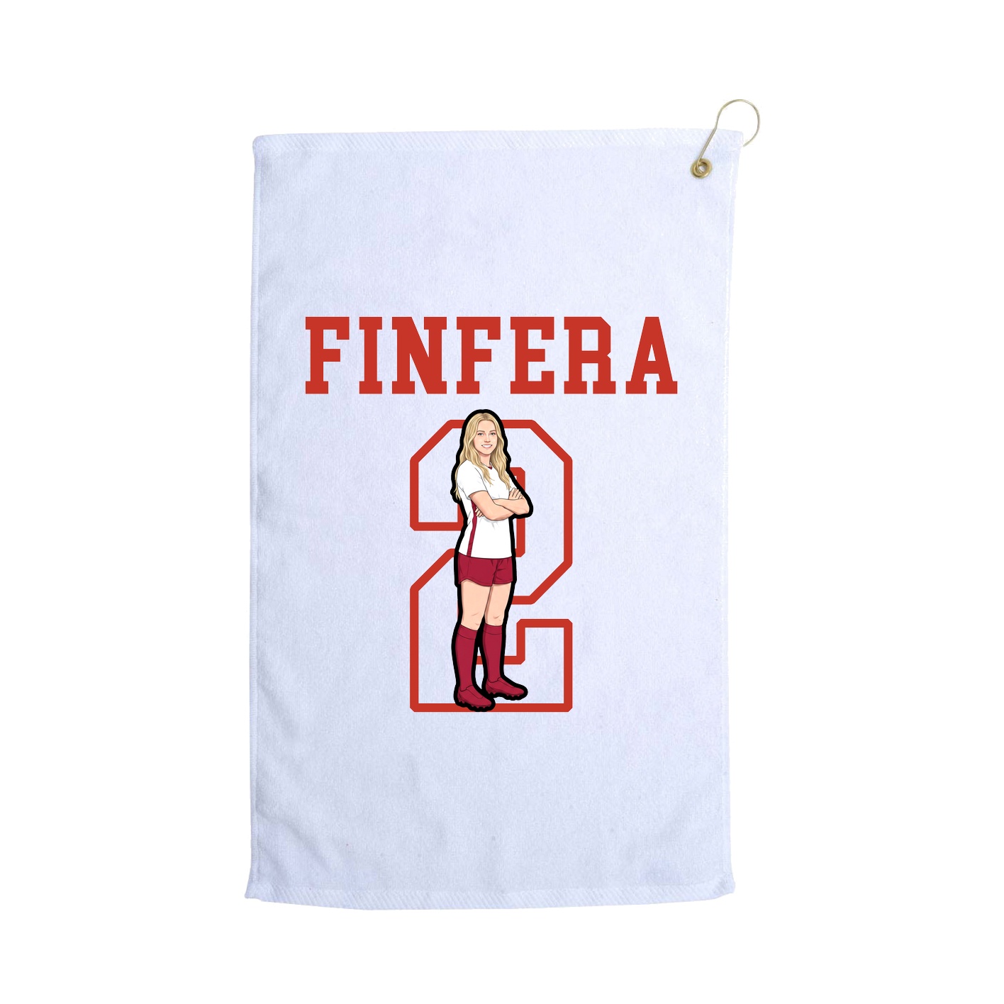 Golf Towel — Shirsey in White