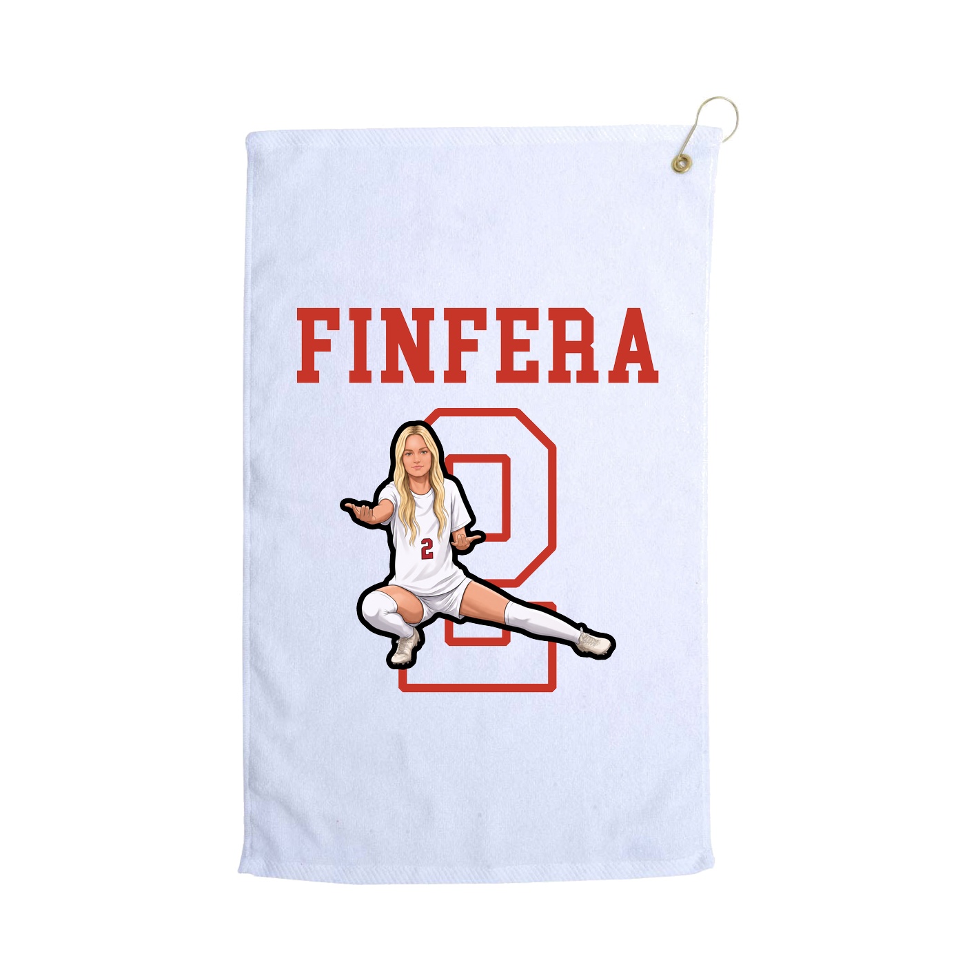 Golf Towel — Shirsey in White