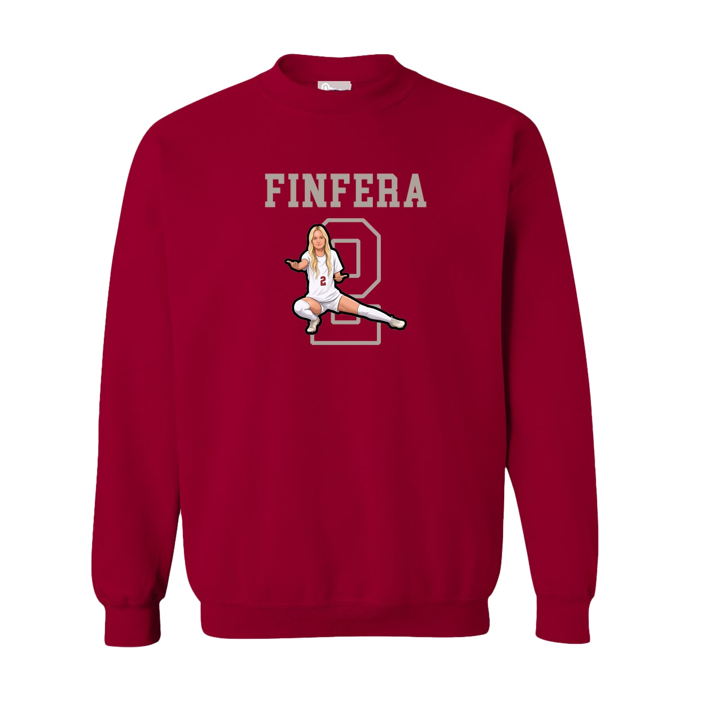 Fleece Crew — Shirsey in Cardinal