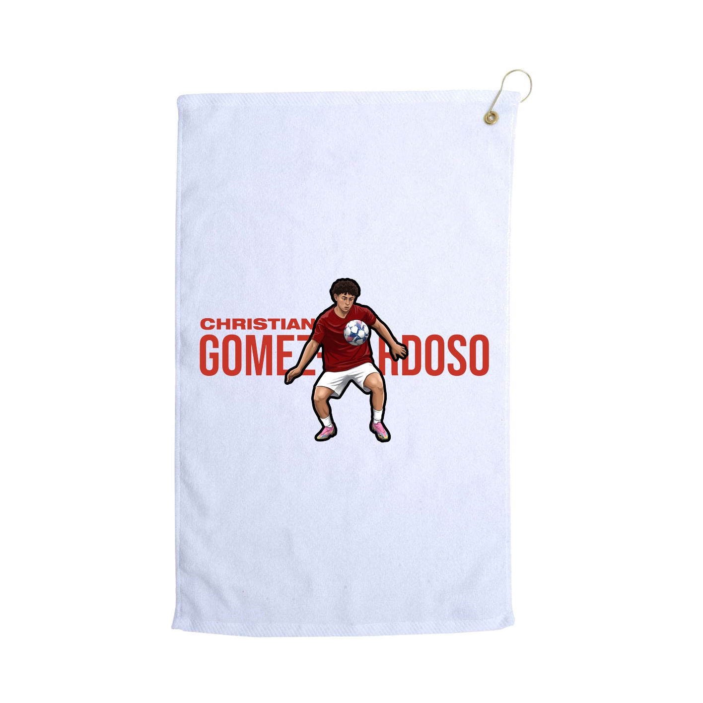 Golf Towel — Player Name in White