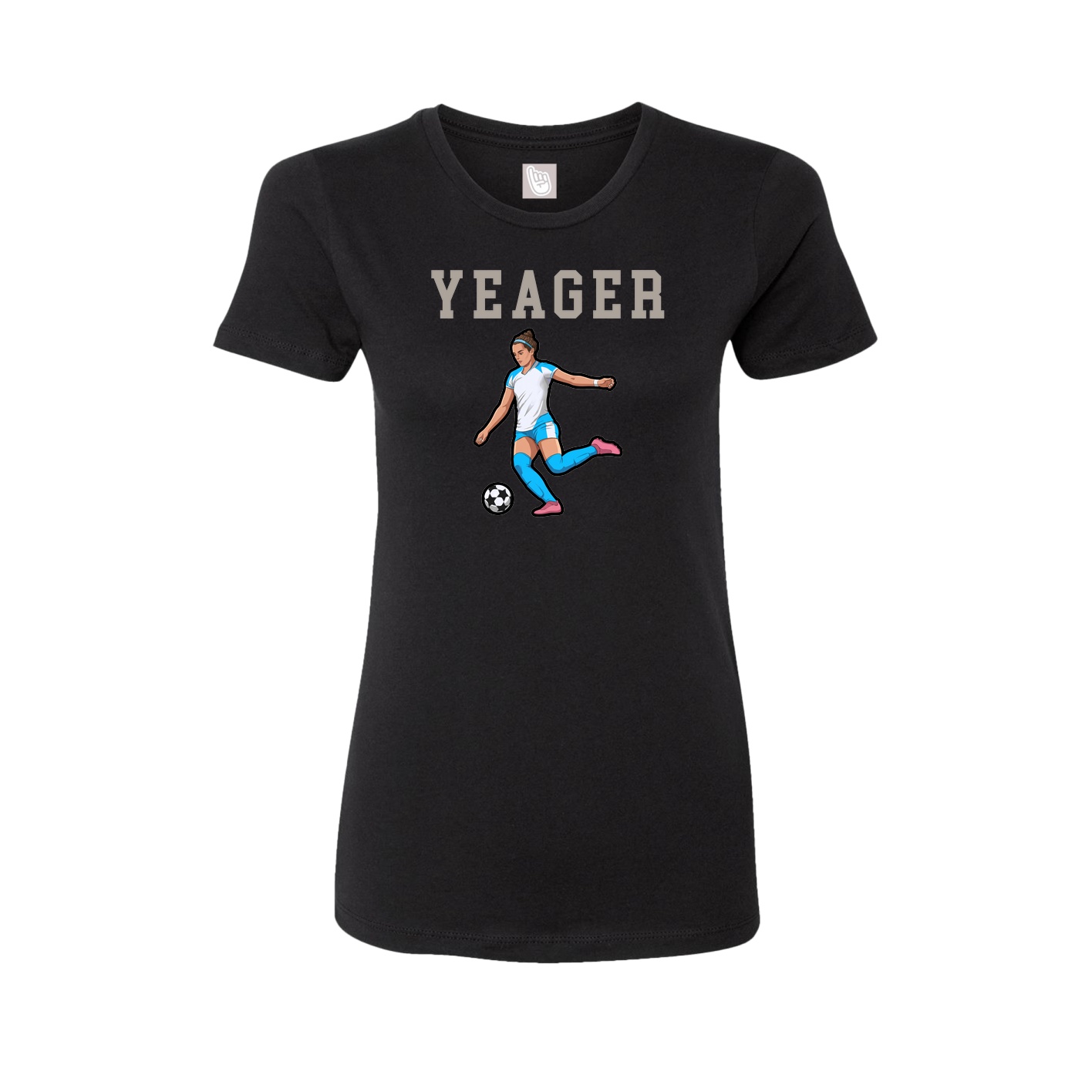 Fitted Women's Tee — Shirsey in Black