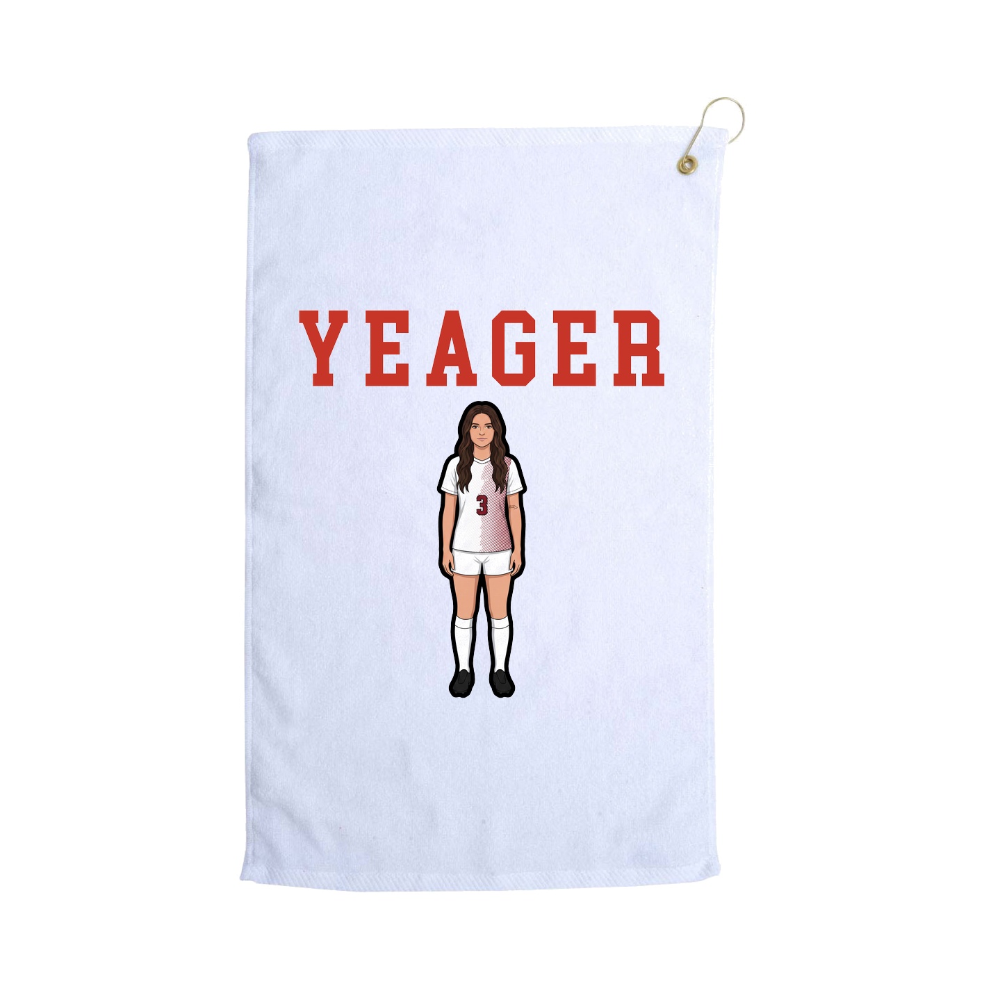 Golf Towel — Shirsey in White