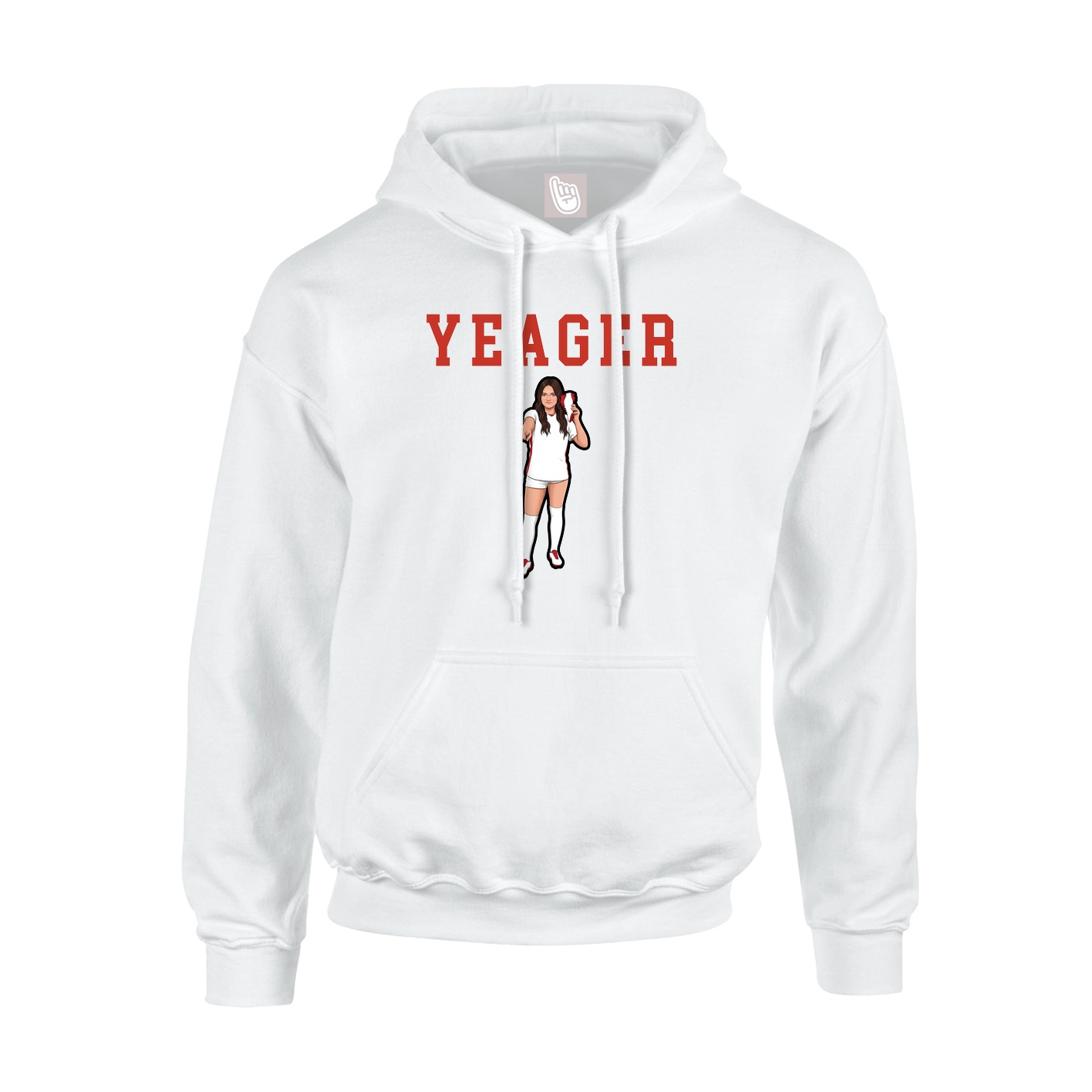 Youth Hoodie — Shirsey in White