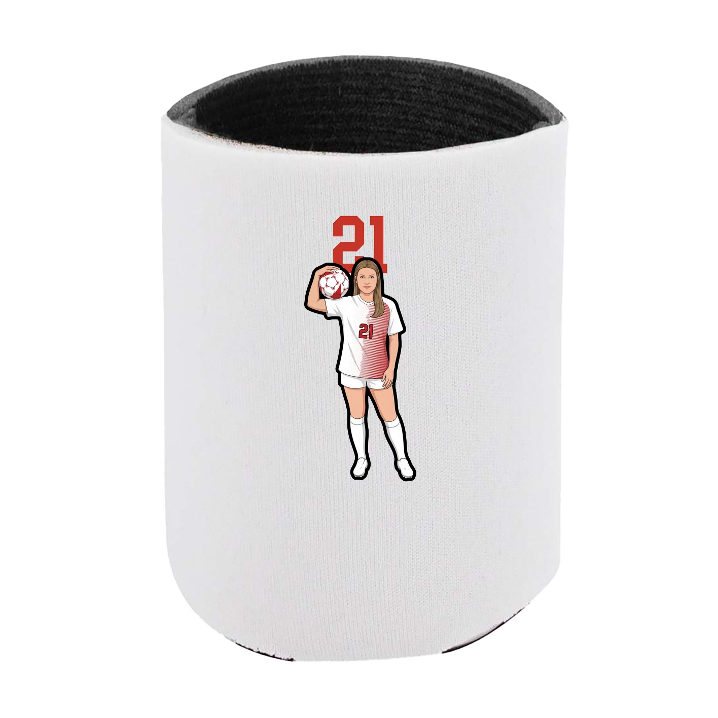Can Holder — Number Top in White