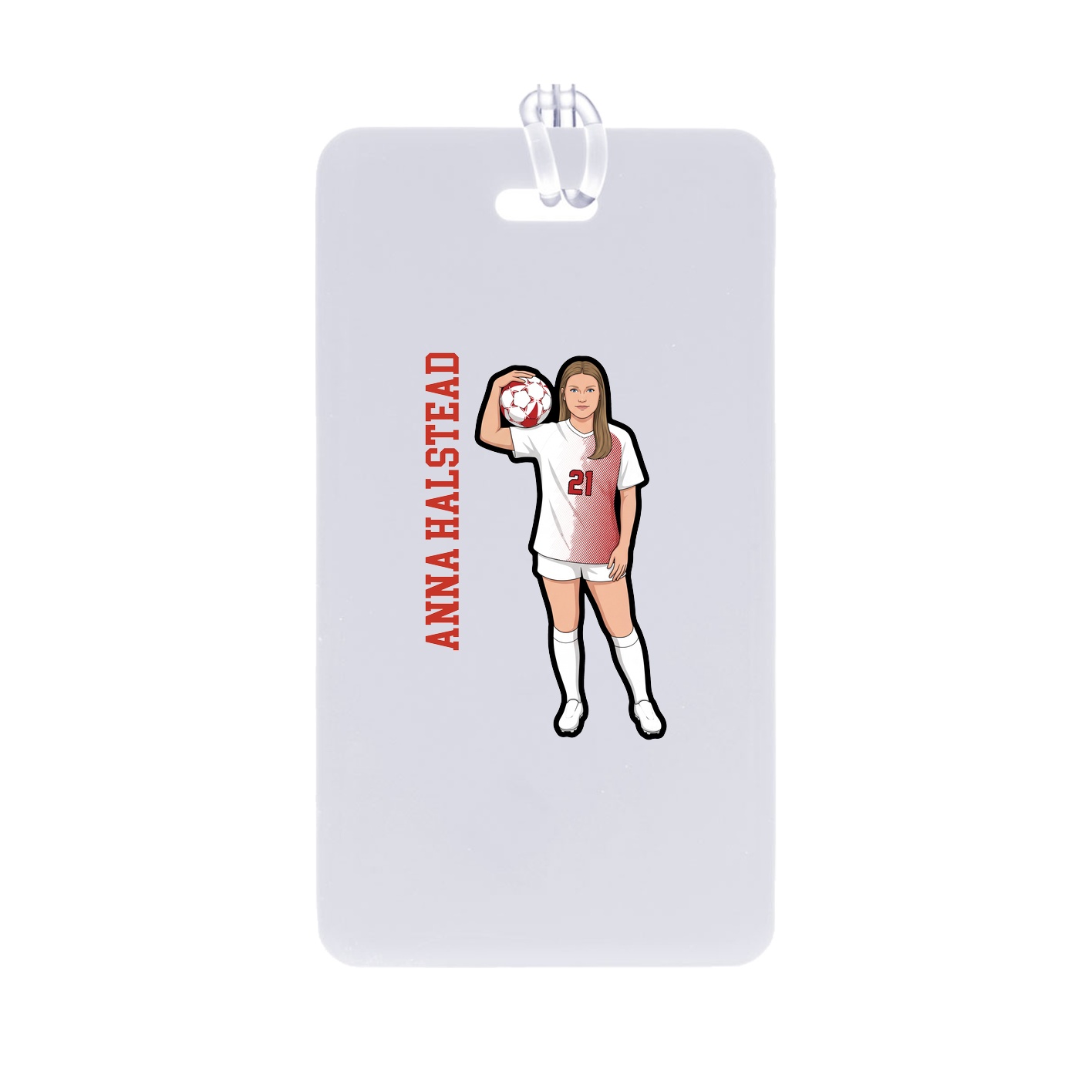 Bag Tag — Name Vertical in Classic