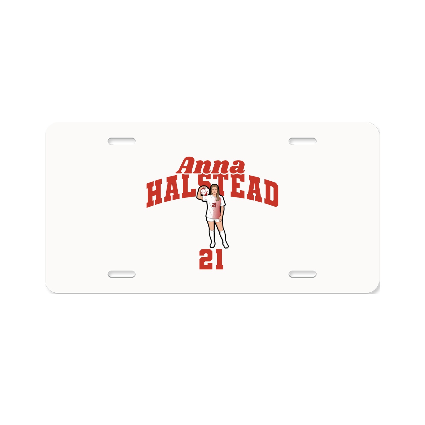 License Plate — Signature Arch in Classic