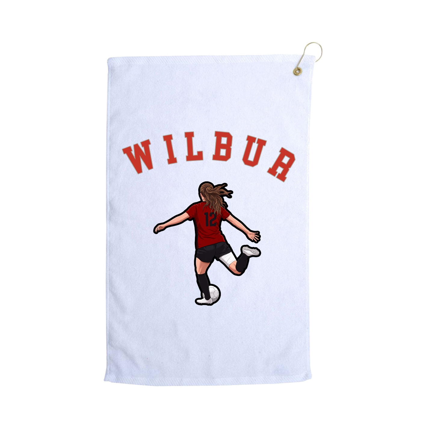 Golf Towel — Shirsey Arch in White