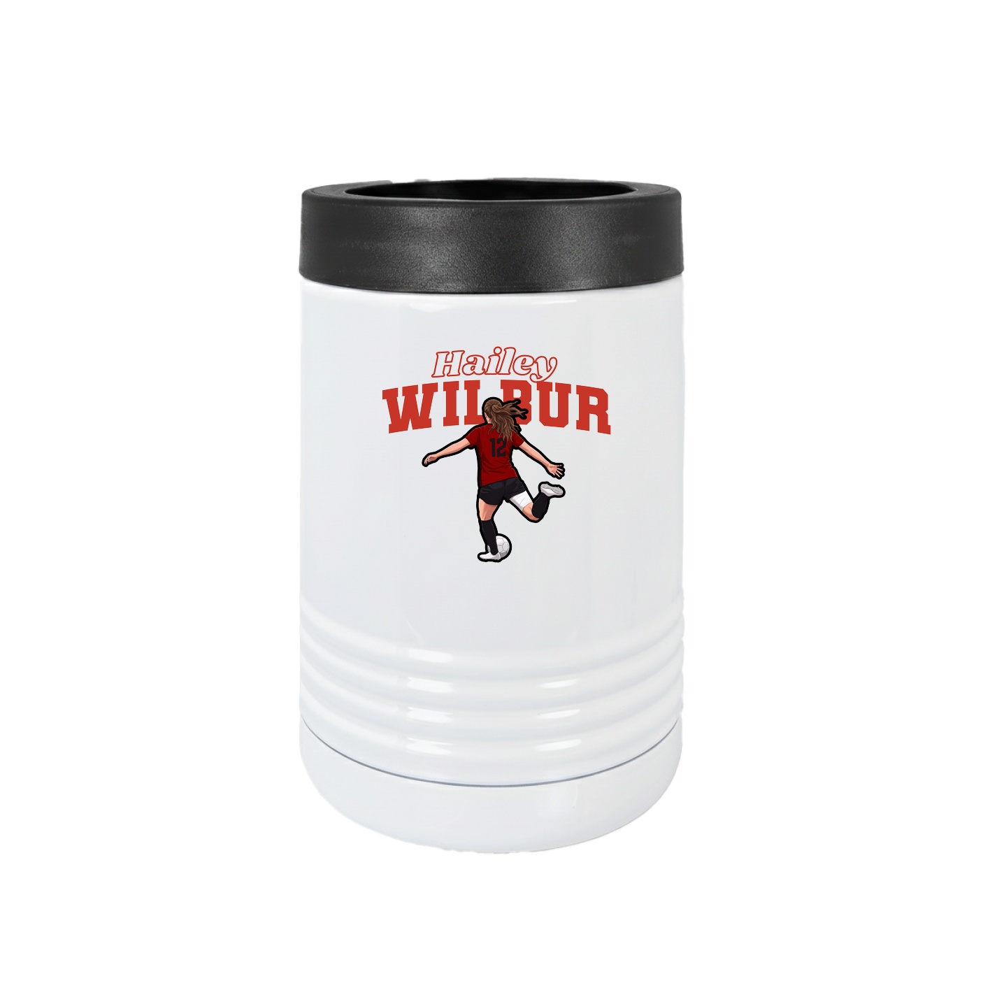 Beverage Holder — Name Arch in White