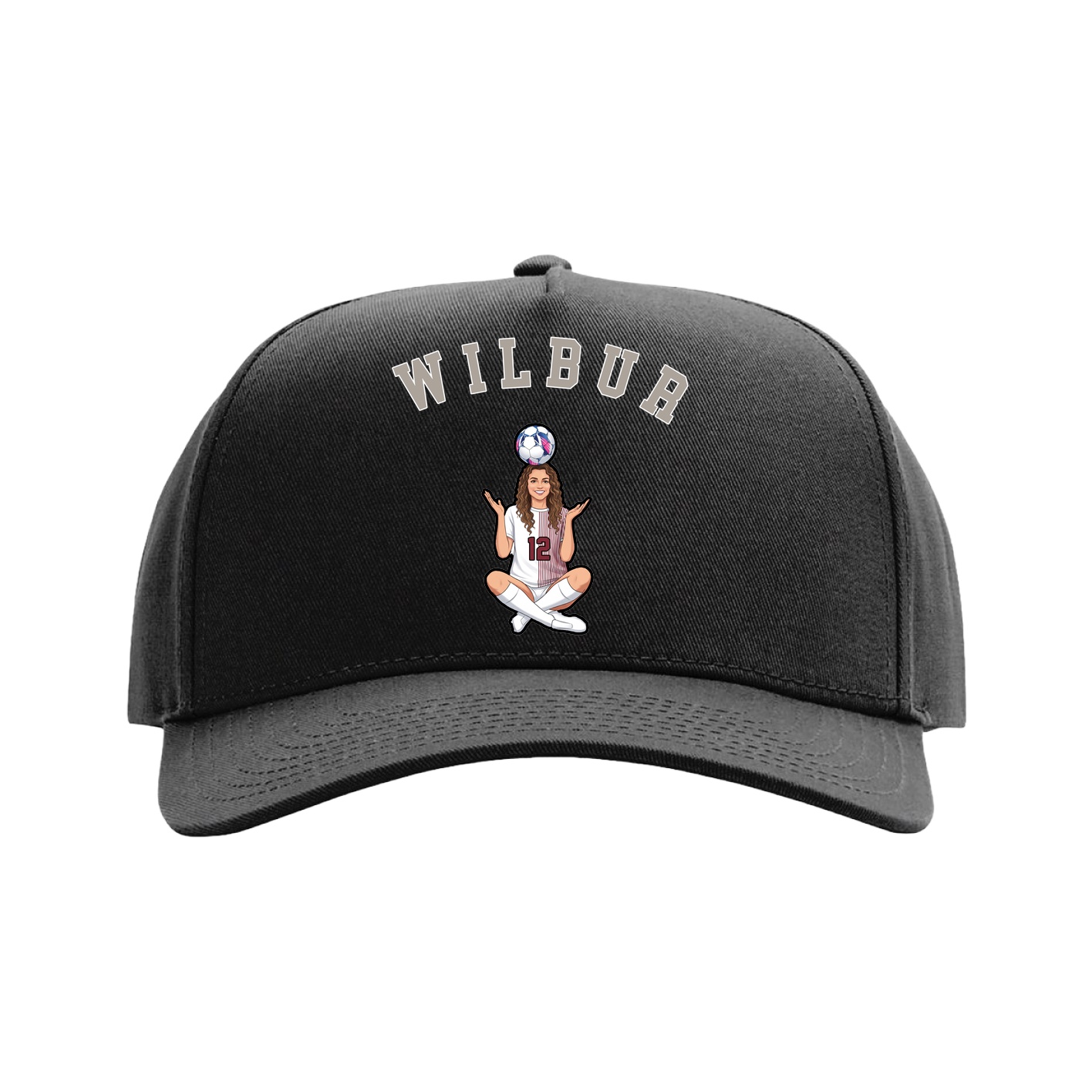 Full Fabric Five-Panel Champ Cap