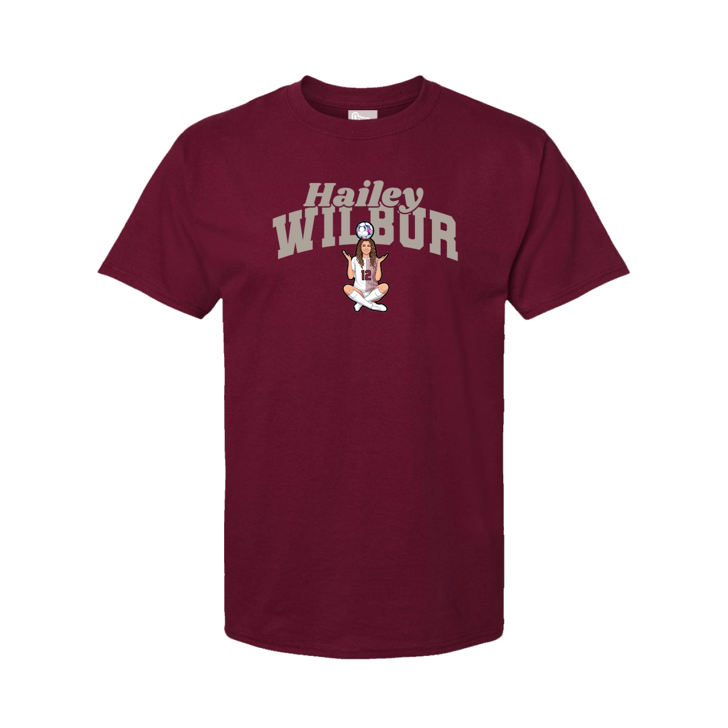 Youth Tee — Signature Arch in Cardinal