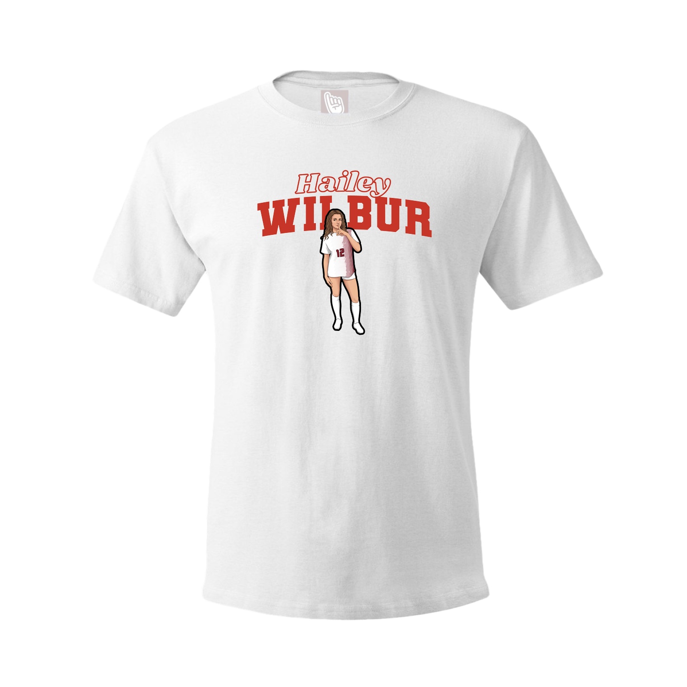 Tee — Name Arch in White