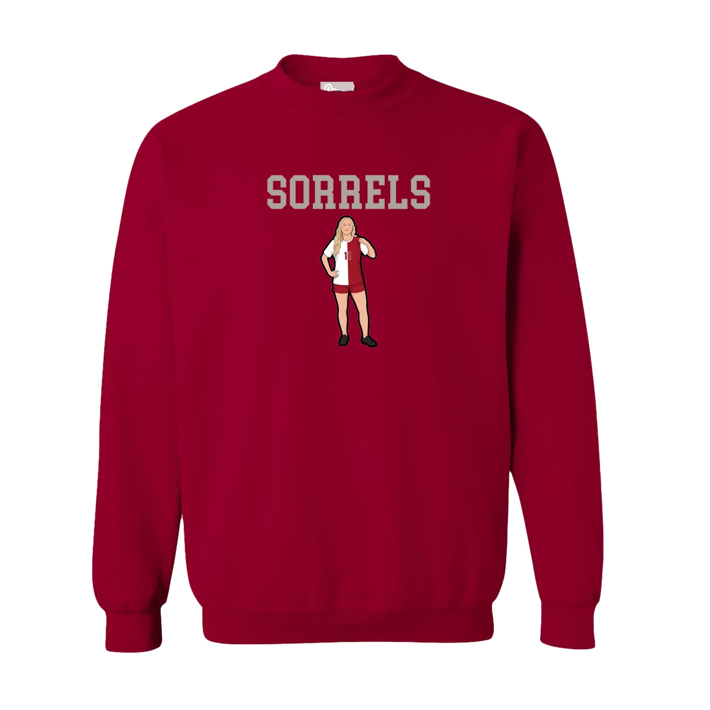 Fleece Crew — Shirsey in Cardinal