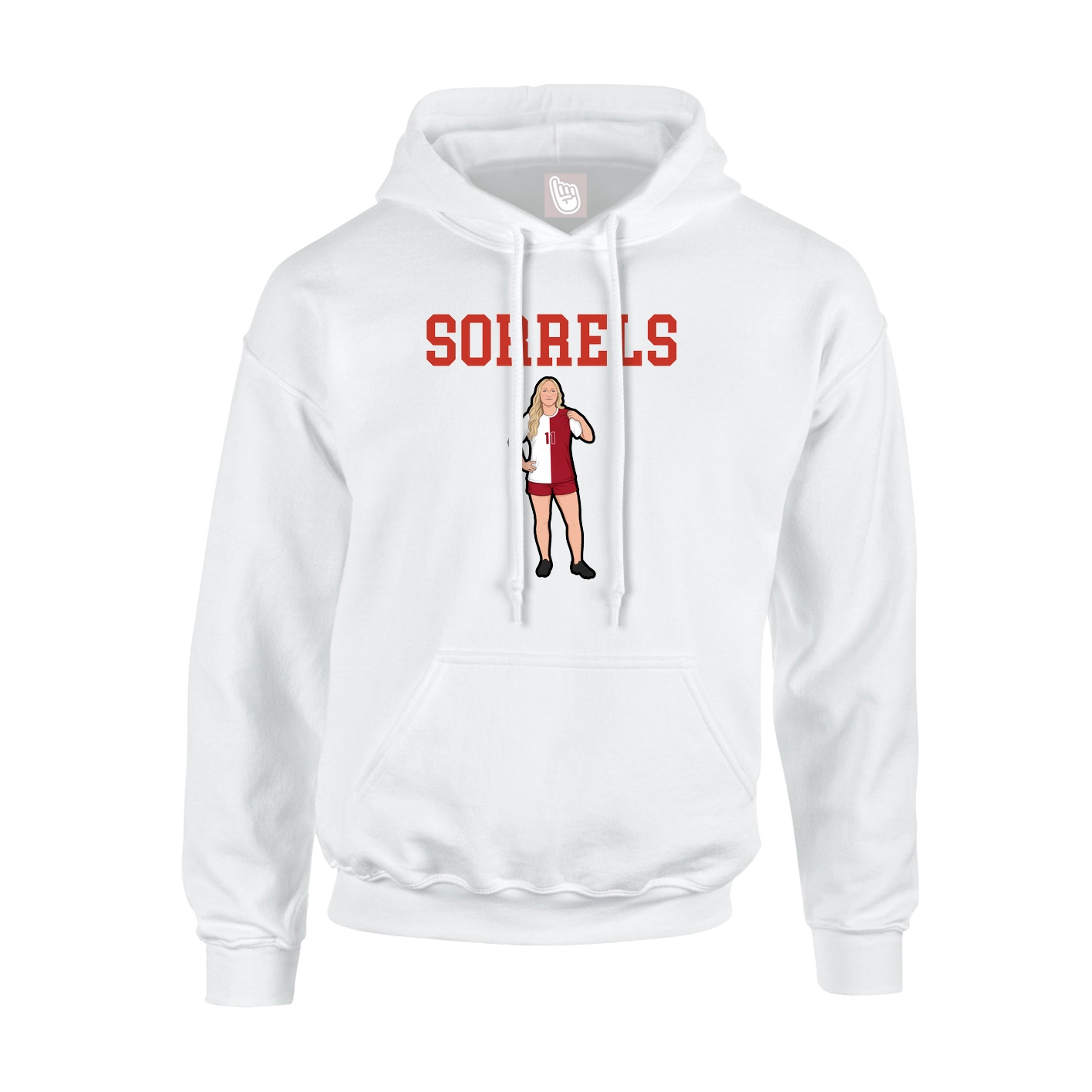 Youth Hoodie — Shirsey in White