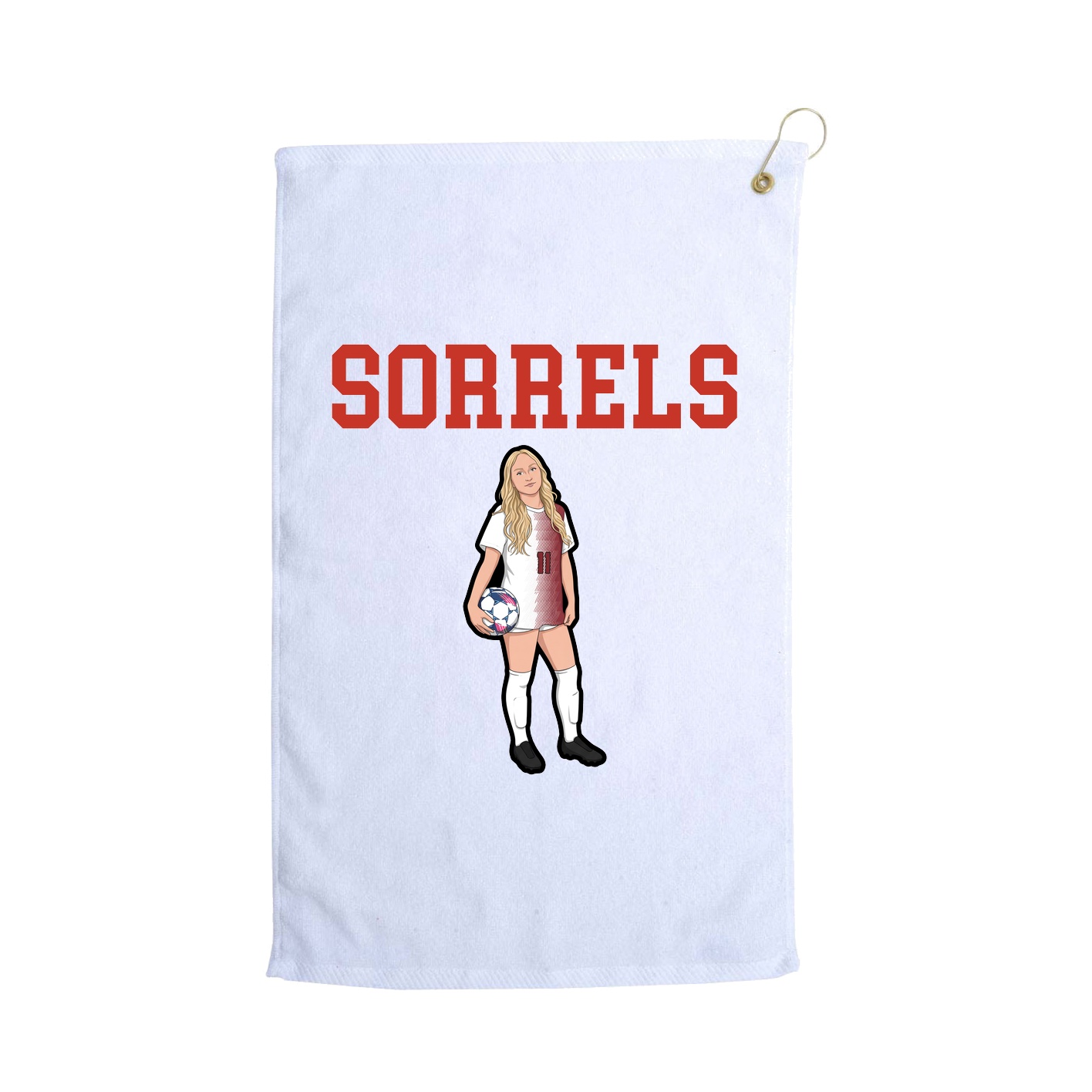 Golf Towel — Shirsey in White