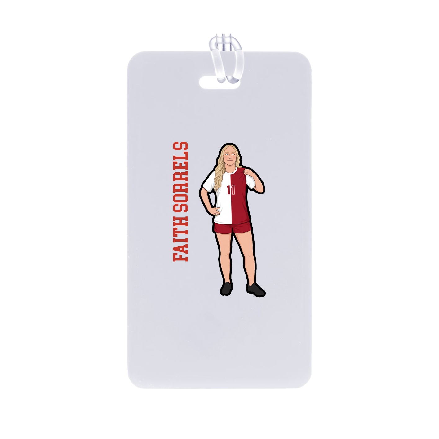 Bag Tag — Name Vertical in Classic