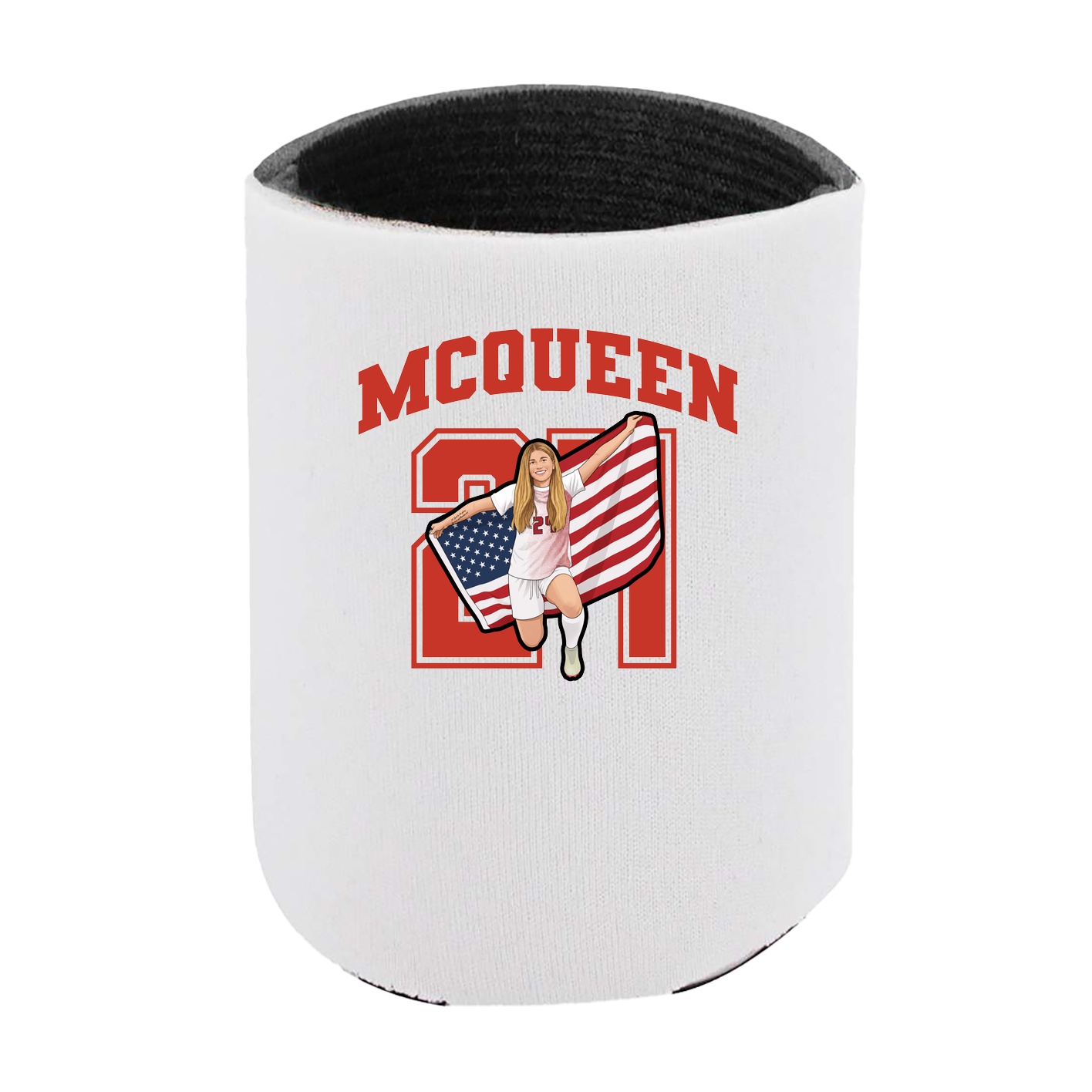 Can Holder — Number in White