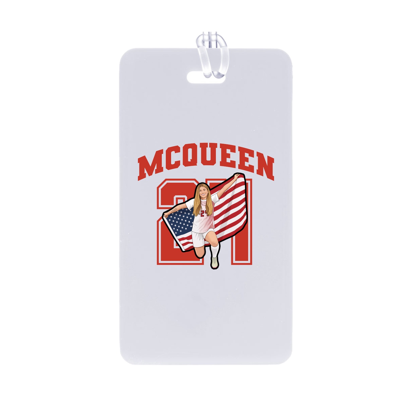 Bag Tag — Number in Classic