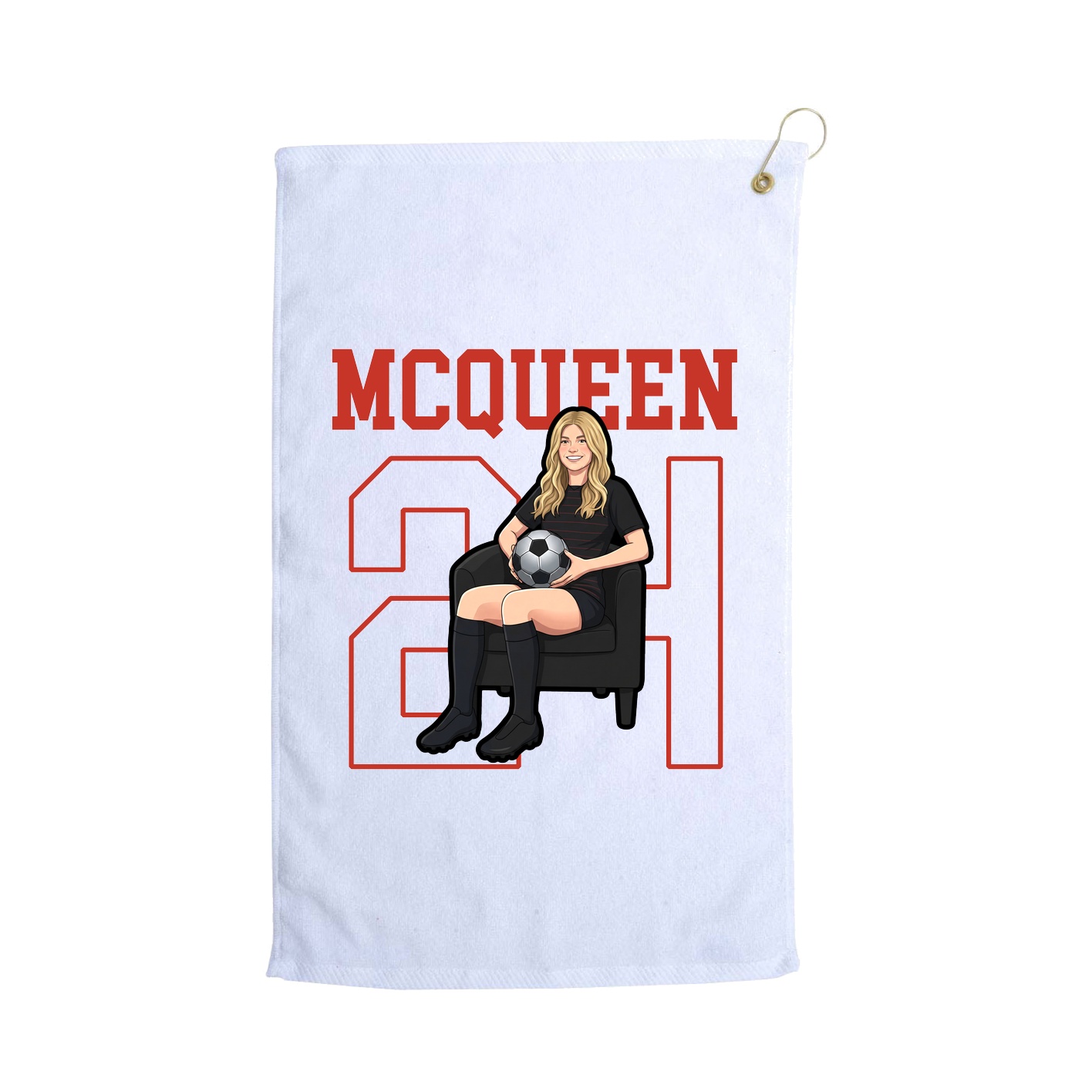 Golf Towel — Shirsey in White