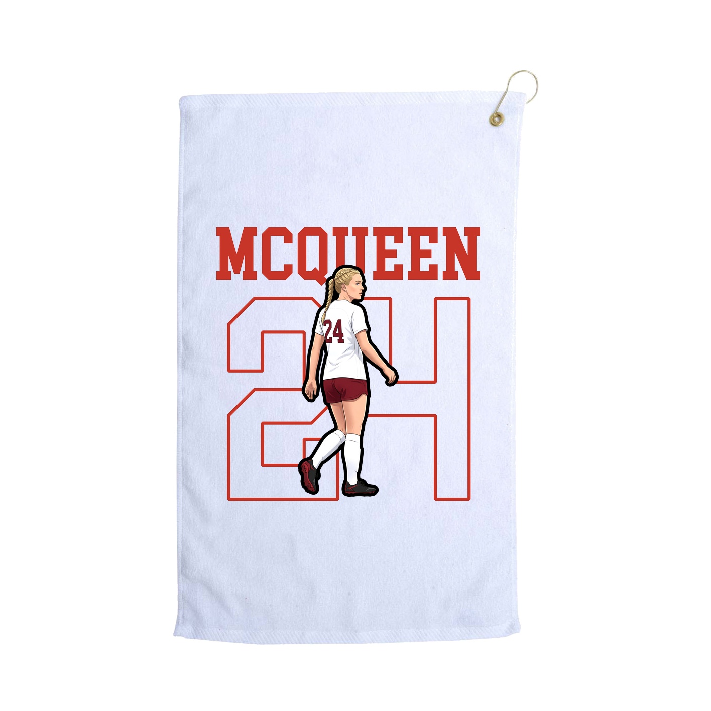 Golf Towel — Shirsey in White