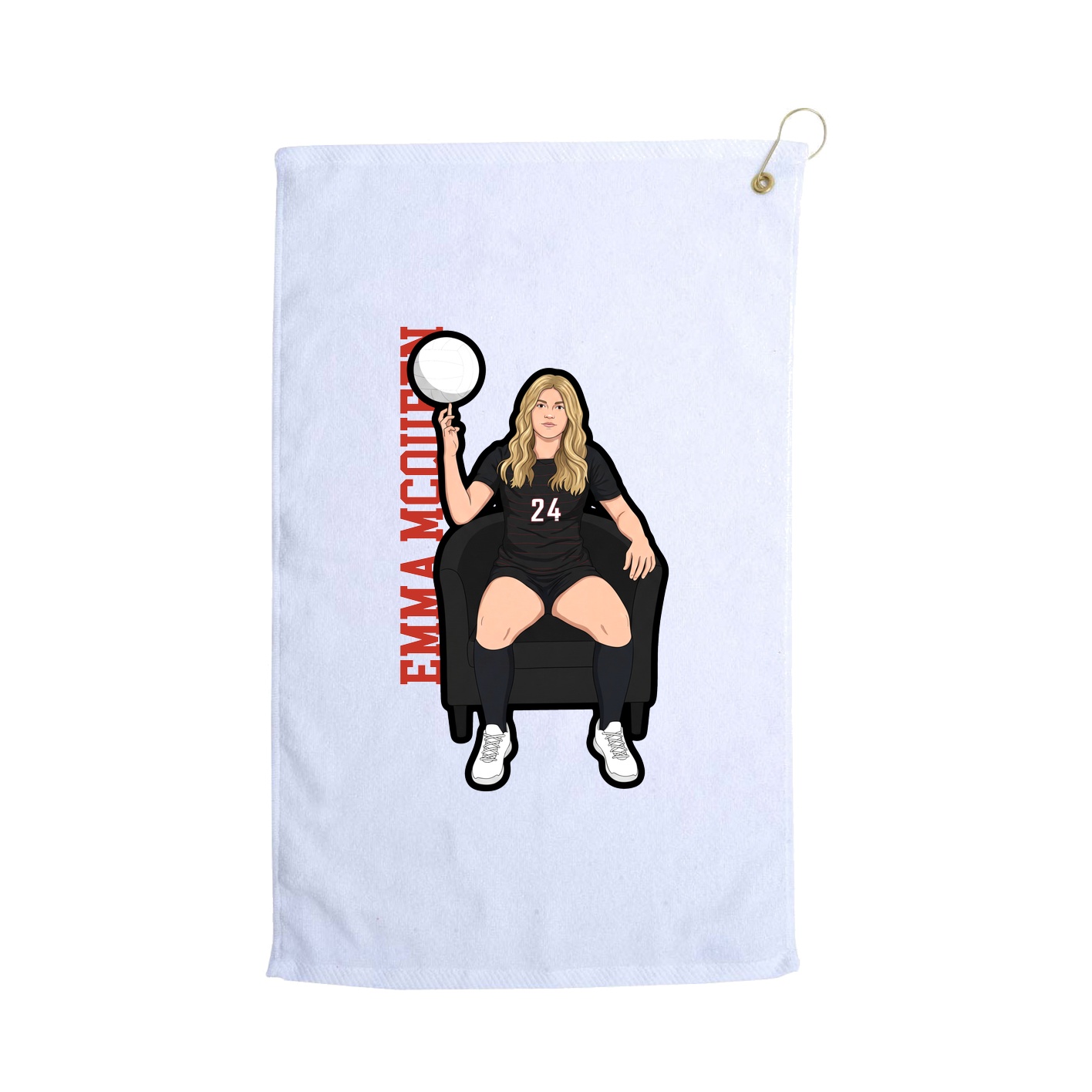 Terry Velour Golf Towel