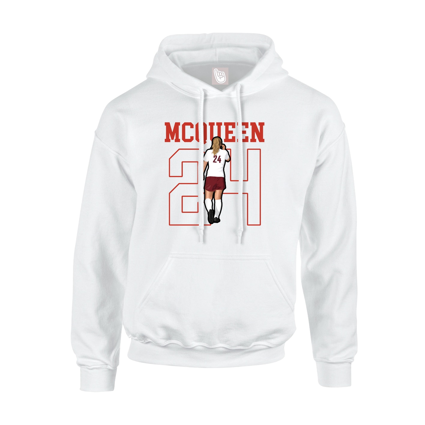 Hoodie — Shirsey in White