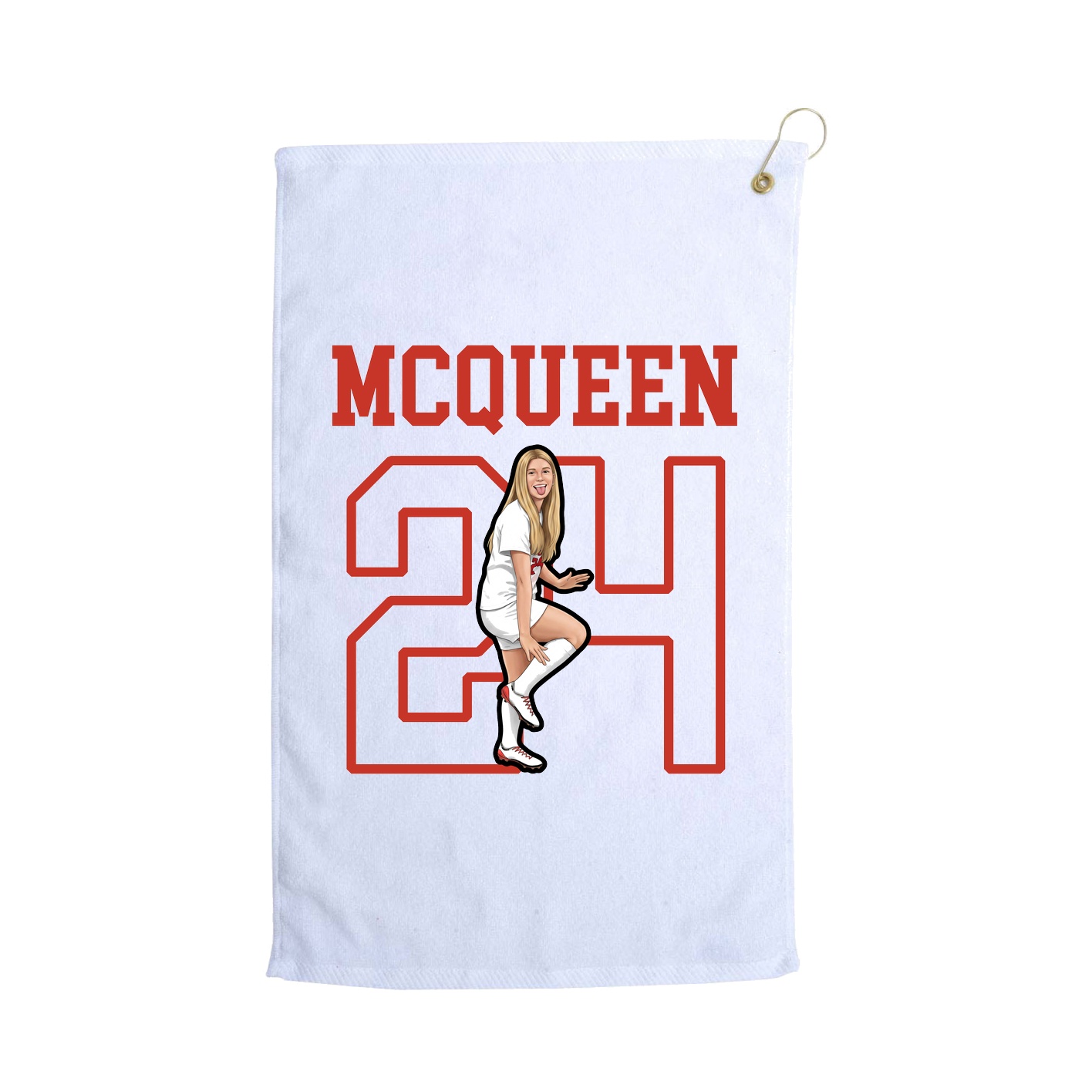 Golf Towel — Shirsey in White