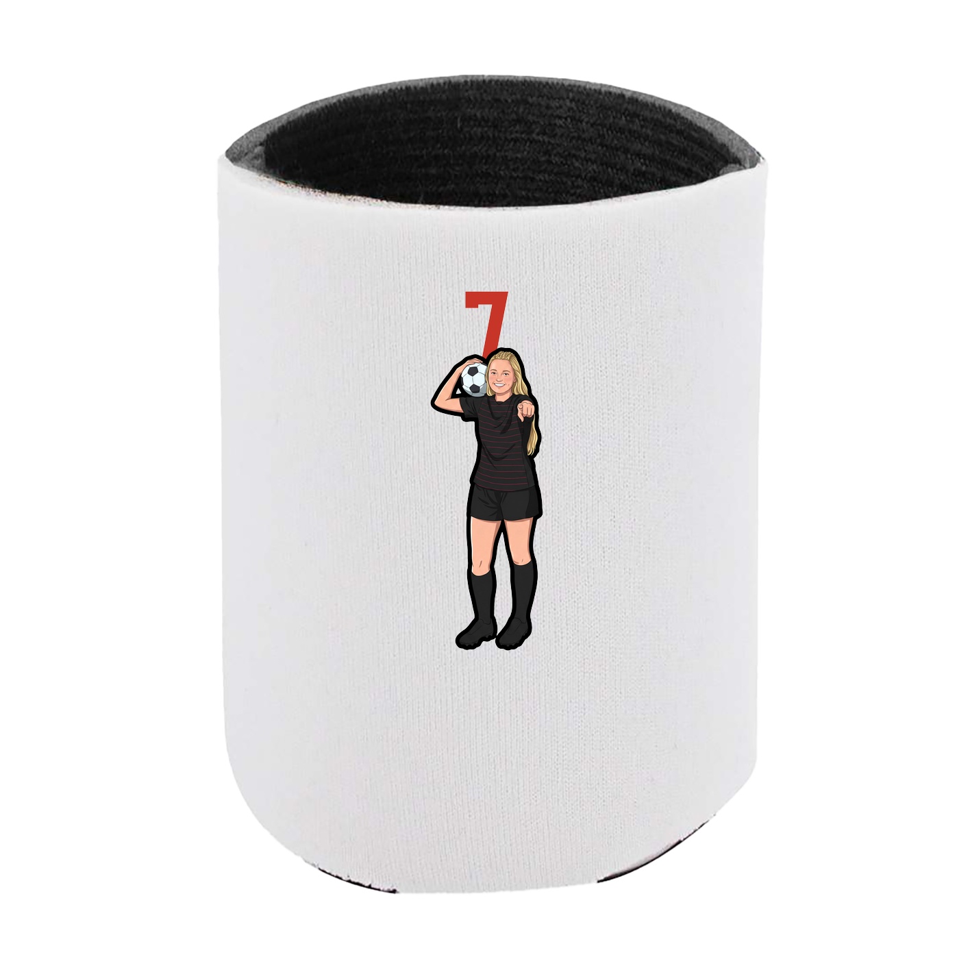 Can Holder — Number Top in White