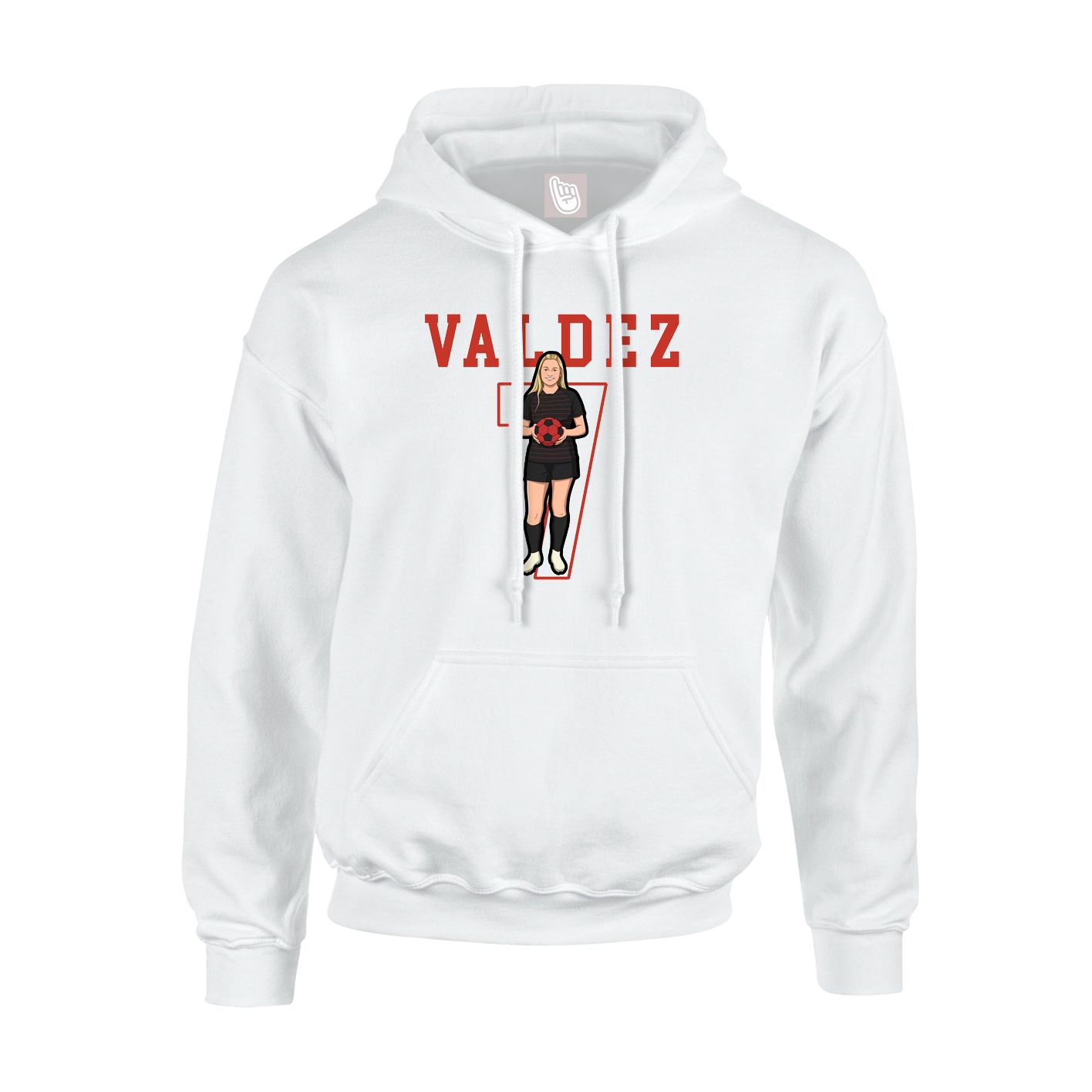 Youth Hoodie — Shirsey in White