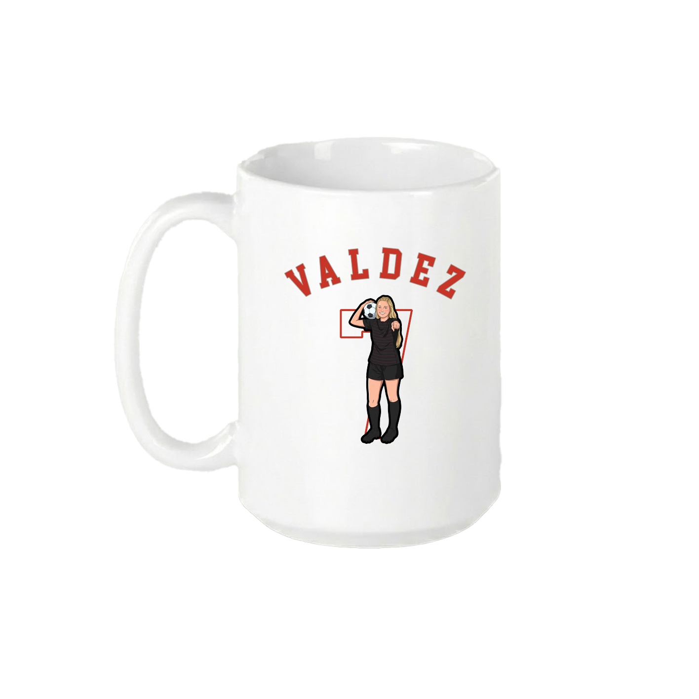 15oz Coffee Mug — Shirsey Arch in White
