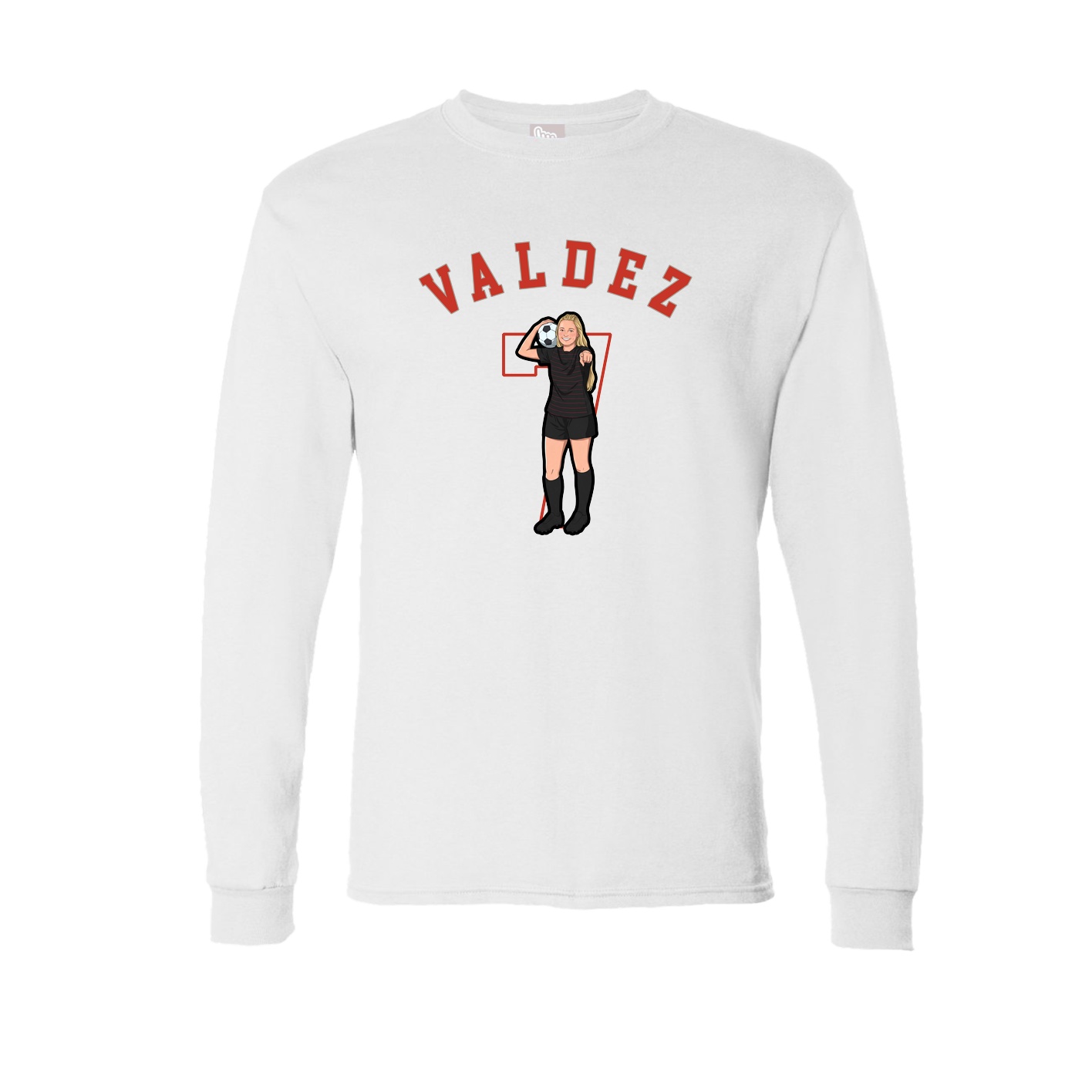 Long Sleeve Tee — Shirsey Arch in White