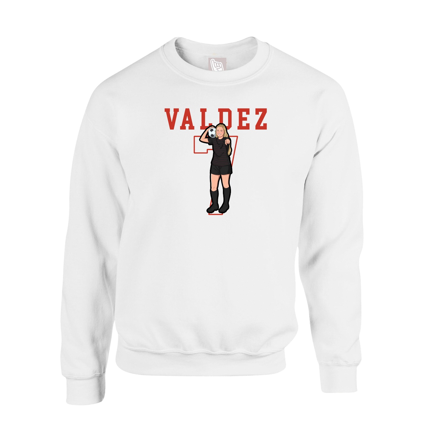Fleece Crew — Shirsey in White