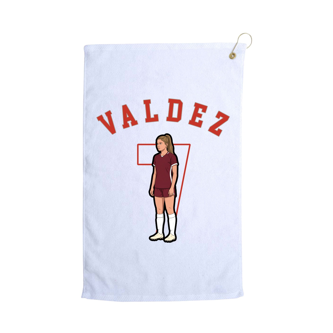 Golf Towel — Shirsey Arch in White