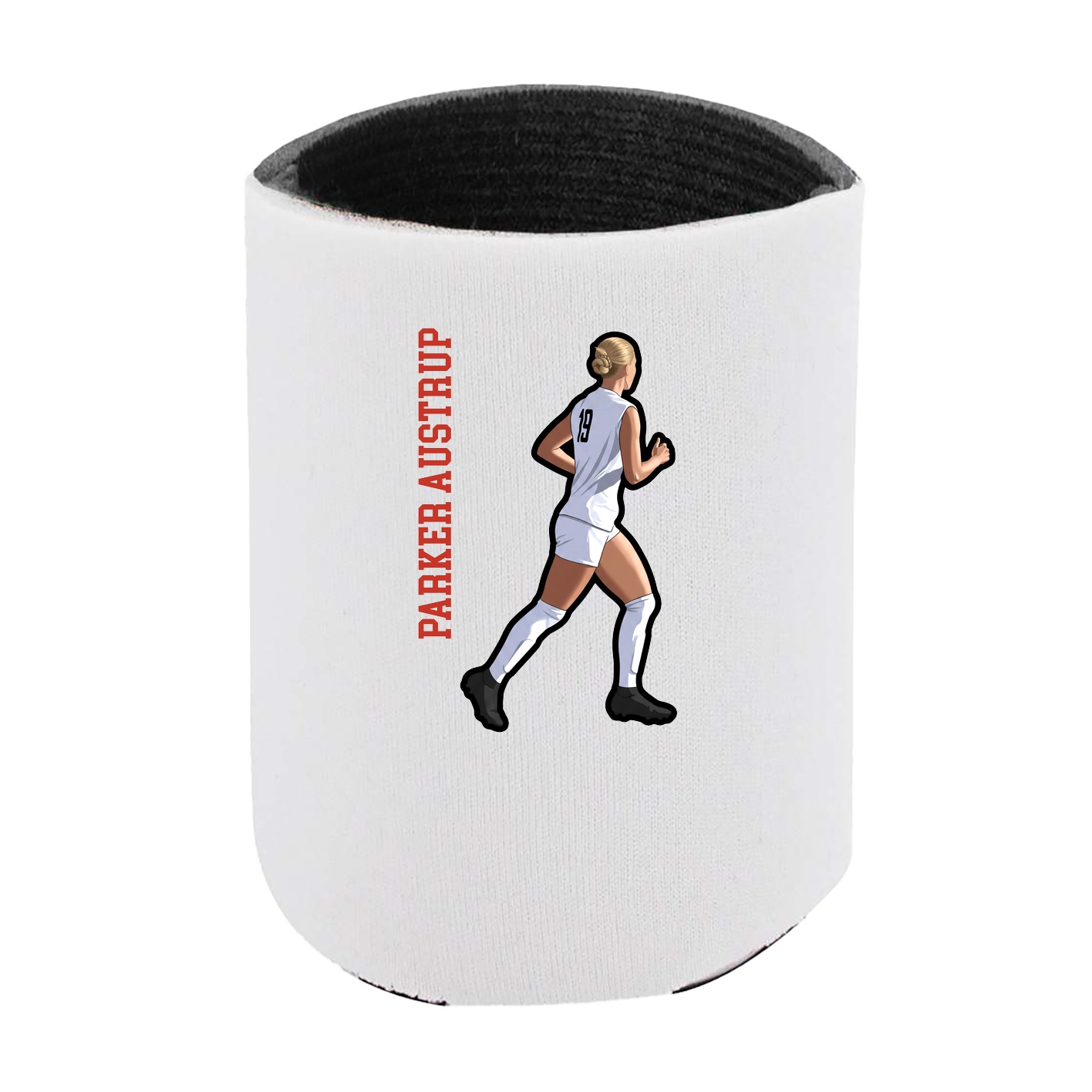 Can Holder — Name Vertical in White
