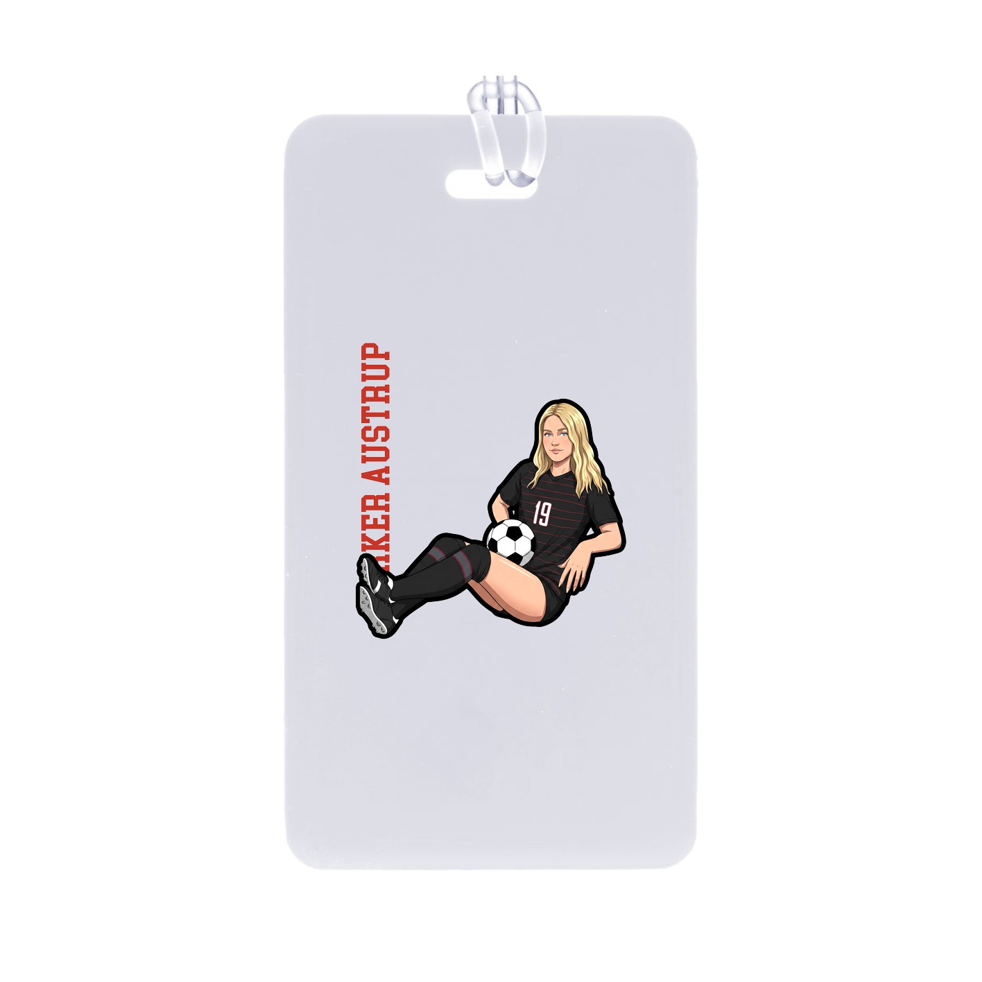 Bag Tag — Name Vertical in Classic